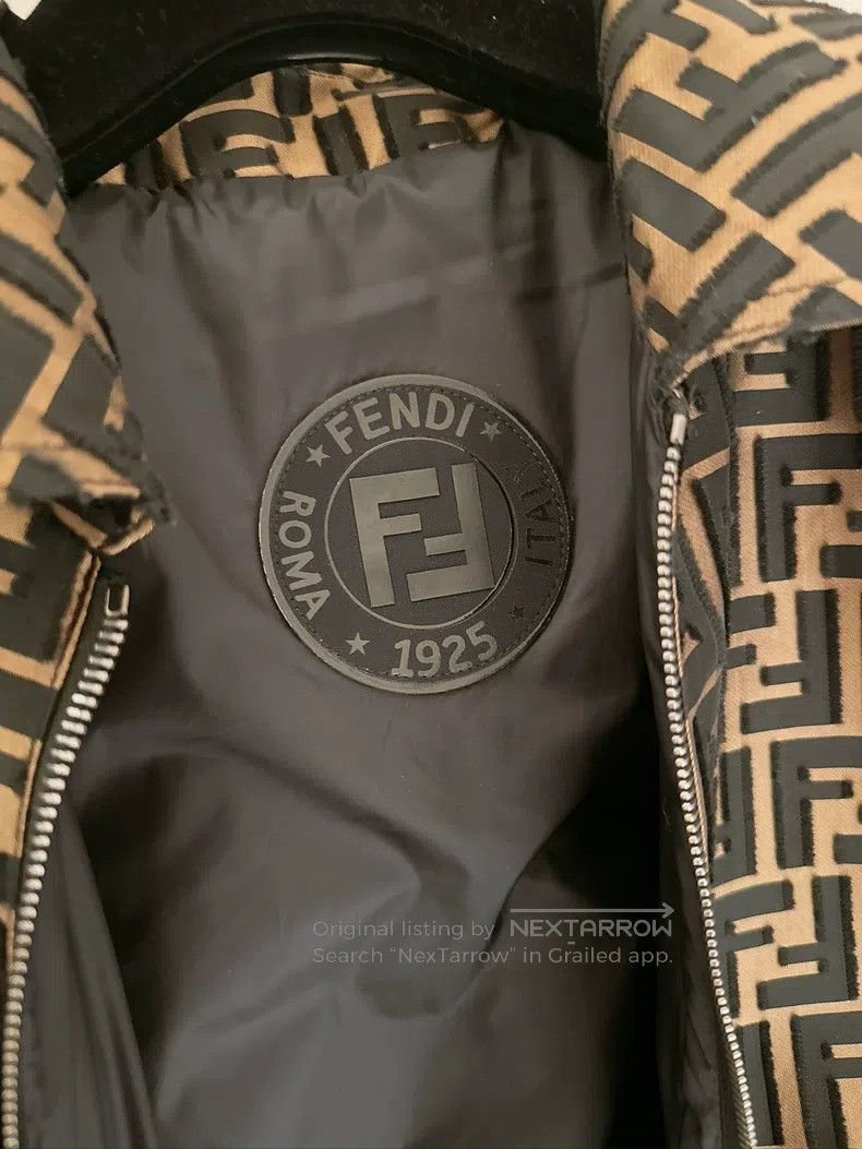 Fendi Fendi Double-Sided FF Full Logo Short Jacket 40 Size Monog Size XS / US 0-2 / IT 36-38 - 6 Thumbnail