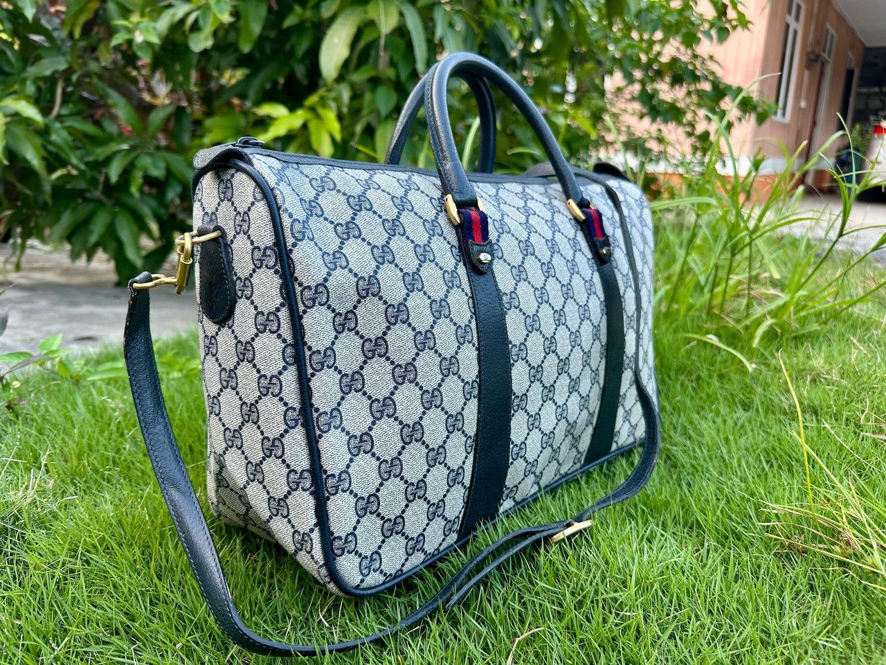 Gucci Authentic Gucci Ophidia Supreme GG Sherry Line Boston Bag Size ONE SIZE - 2 Thumbnail