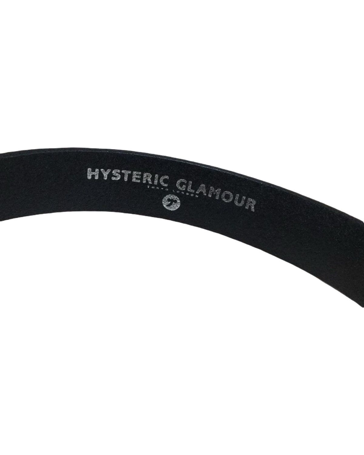Hysteric Glamour Silver Plated Buckle Leather Belt Size ONE SIZE - 2 Thumbnail