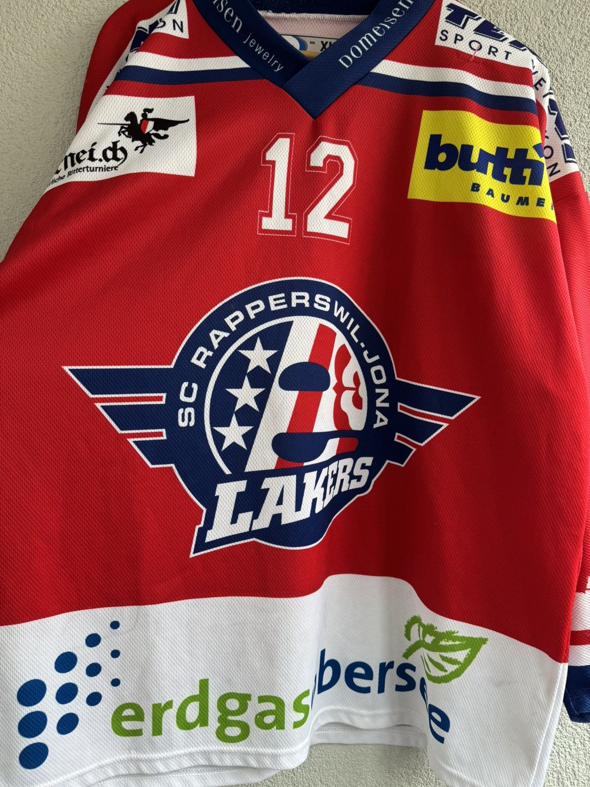 NHL Vintage Rapperswil Jona Lakers Ice Hockey Jersey Size US XL / EU 56 / 4 - 3 Thumbnail