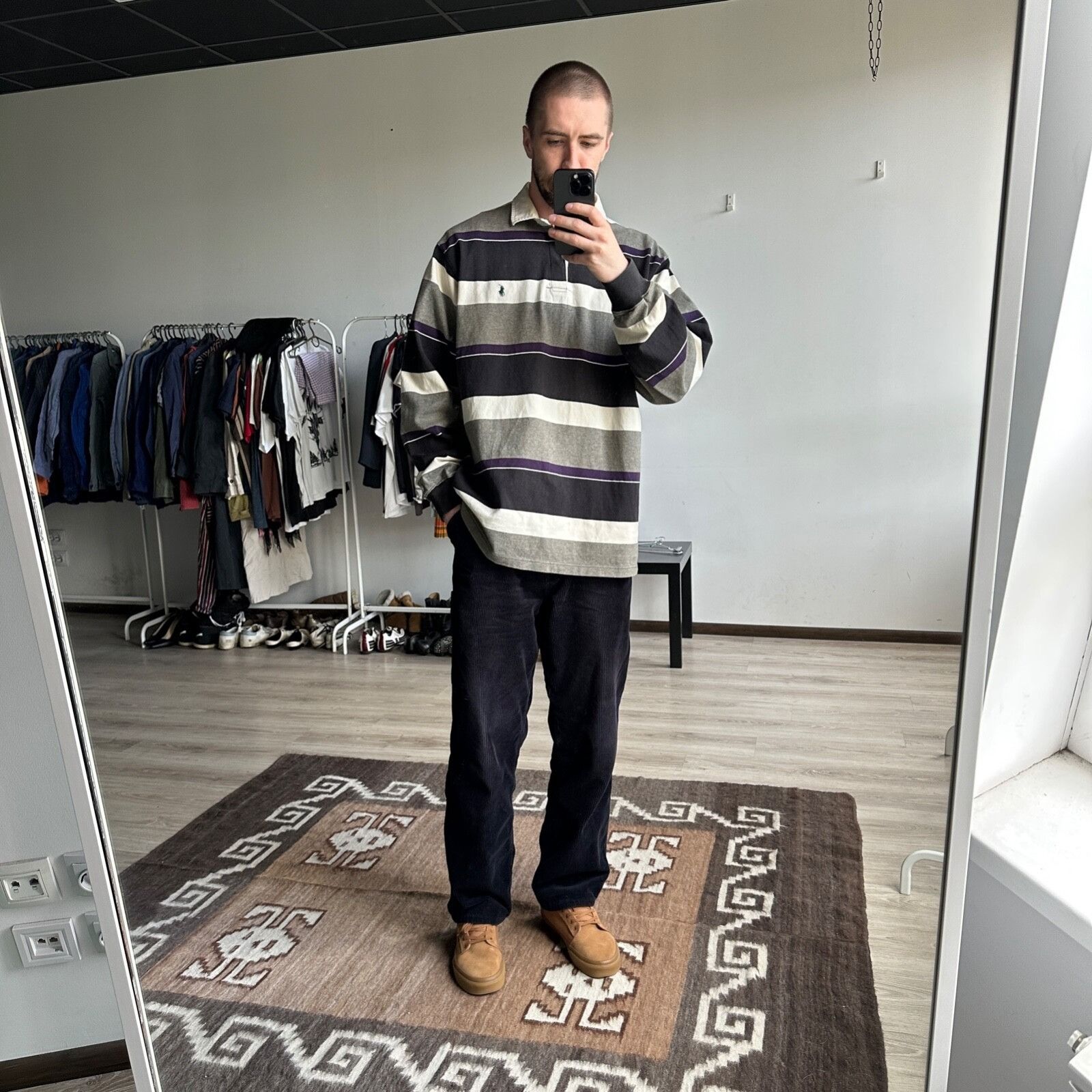 Ralph Lauren Sport Polo Sport Ralph Lauren Vintage Stripped Rugby Shirt 9101AC Size US L / EU 52-54 / 3 - 2 Thumbnail