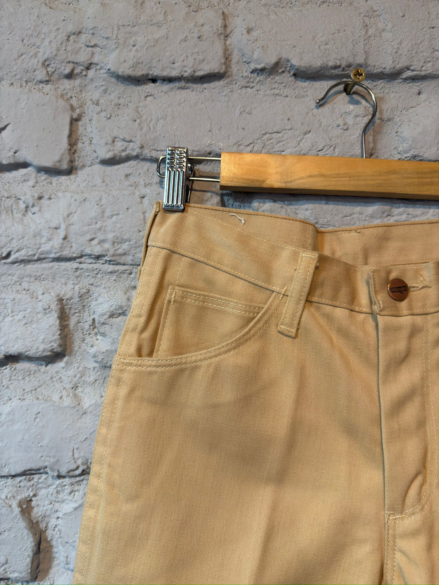 Wrangler Vintage 70s Wrangler Blue Bell bell bottoms deadstock pants Size 29" - 5 Thumbnail