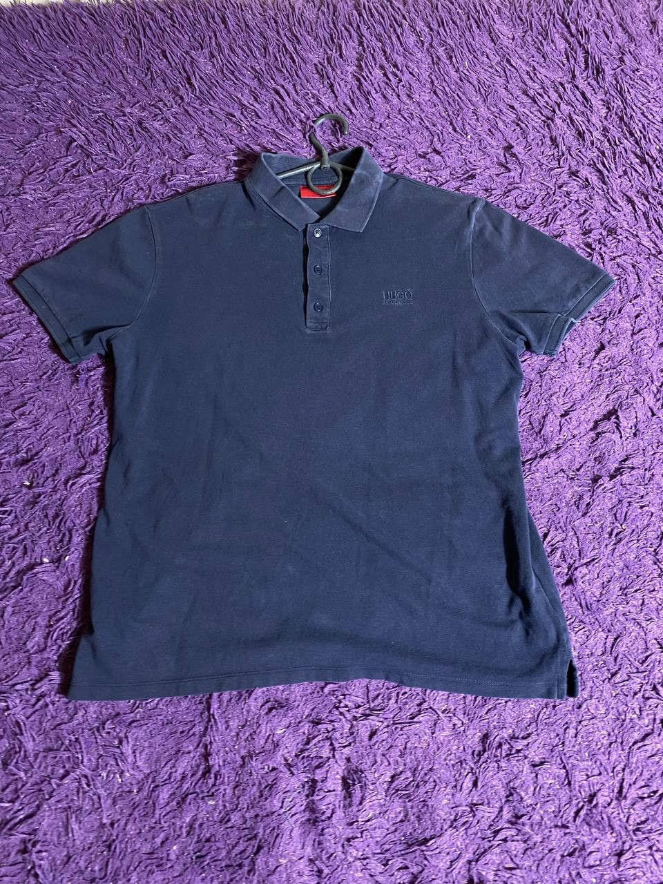 Hugo Boss × Vintage Hugo Boss tee grey big logo Size US M / EU 48-50 / 2 - 10 Thumbnail