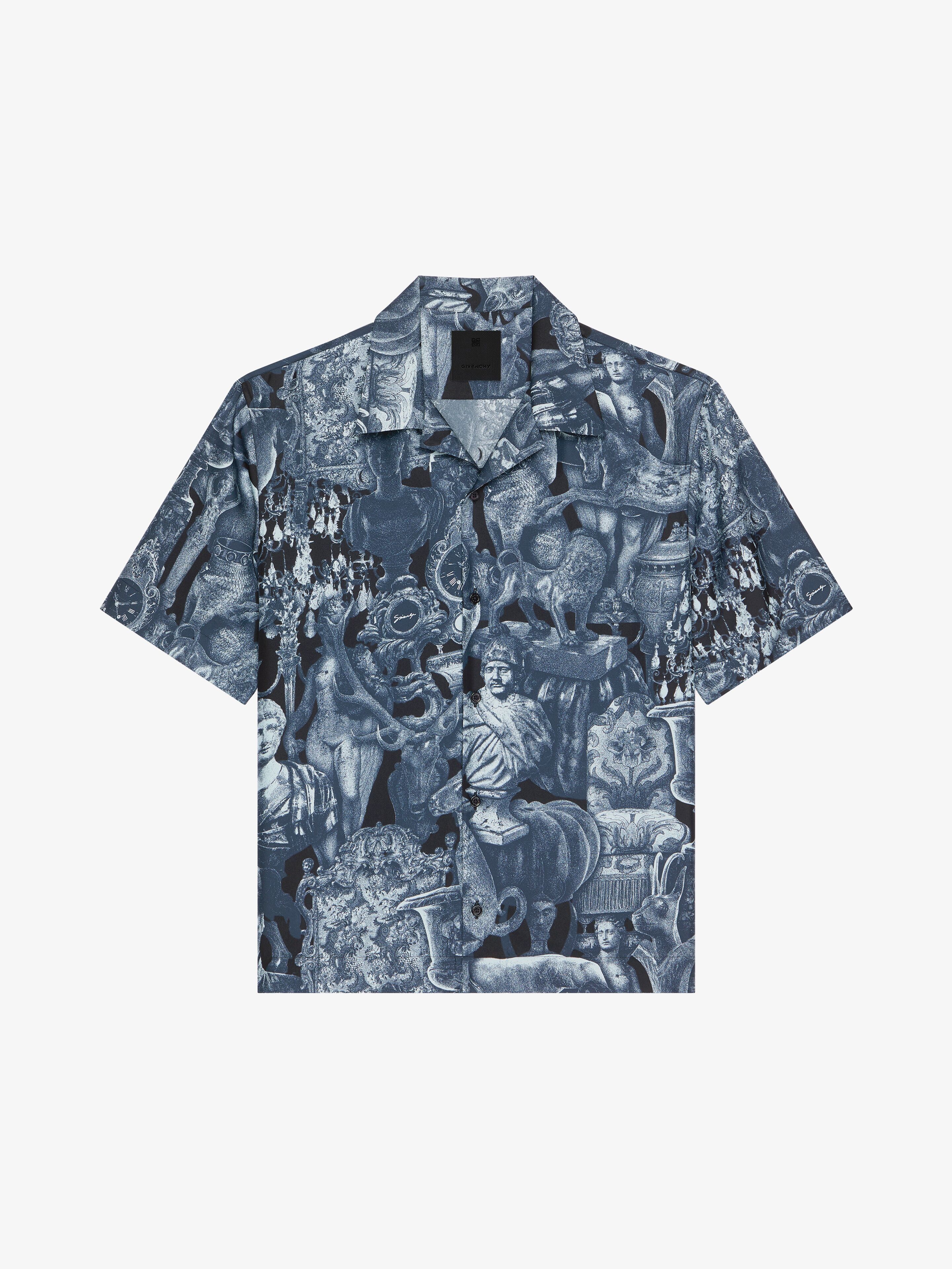 Givenchy SHIRT IN SILK WITH HUBERT OBJECTS PRINT Size US XXL / EU 58 / 5 - 1 Thumbnail