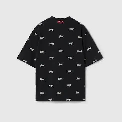 Gucci o1loc1c1125 788072 Cotton Jersey T-Shirt With Embroidery Size US XL / EU 56 / 4 - 1 Preview