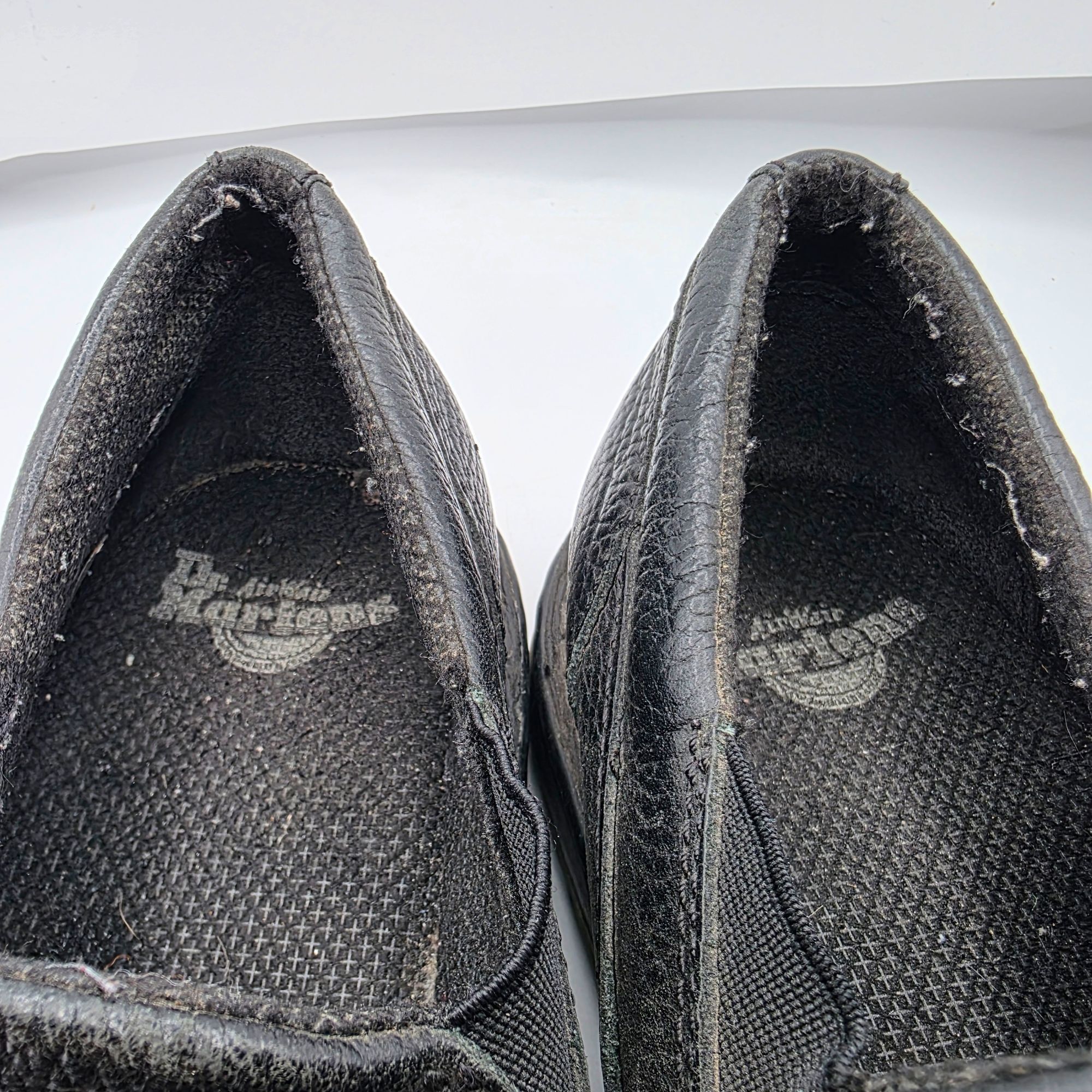 Dr. Martens Dr. Martens Lennon Mens Size 11 Black Leather Slip On Shoes Size US 11 / EU 44 - 7 Thumbnail