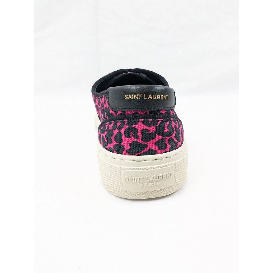 Saint Laurent Paris o1rshd1 Women's Venice Low Top SL Sneakers in Fuxia Nero Size US 10 / IT 40 - 10 Thumbnail