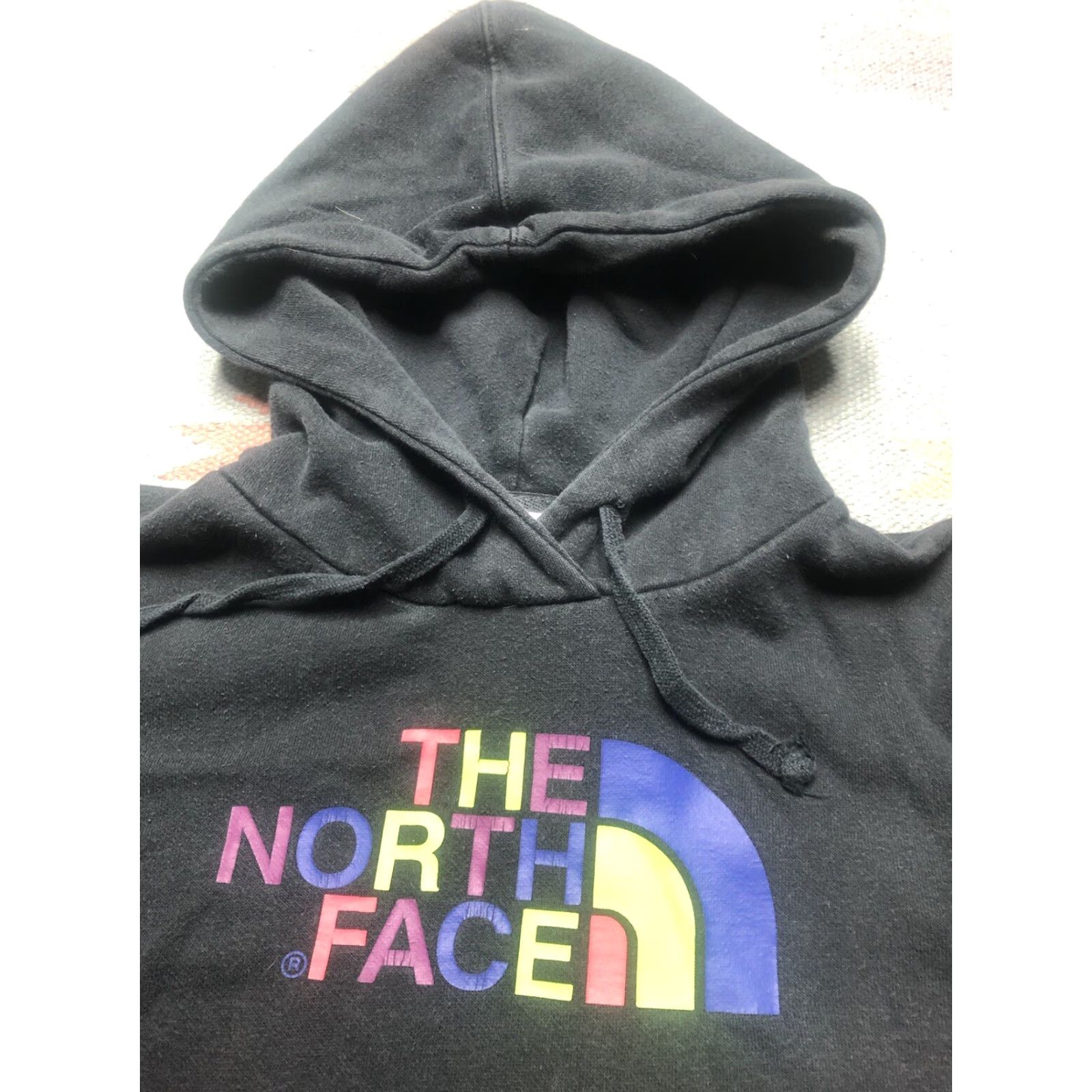 The North Face VINTAGE The North Face Hoodie Pullover Rainbow Logo Authentic Women's Small Size S / US 4 / IT 40 - 2 Thumbnail