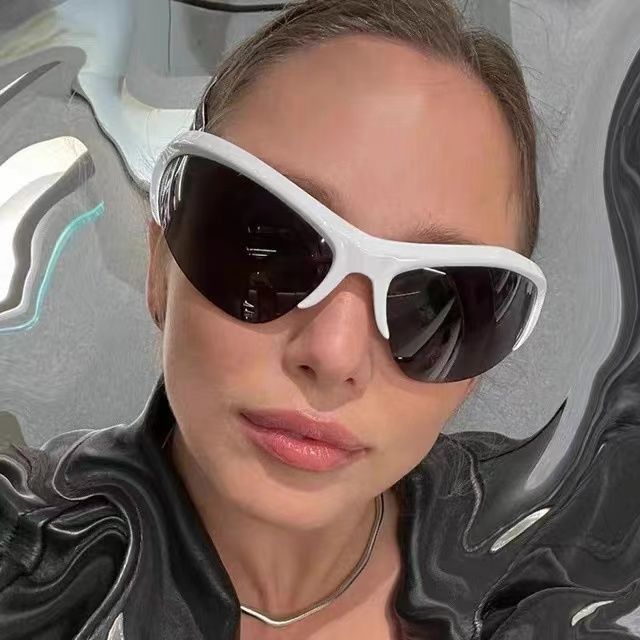 VIBE New Trend Street ins style custom avant-garde sunglasses Size ONE SIZE - 2 Thumbnail