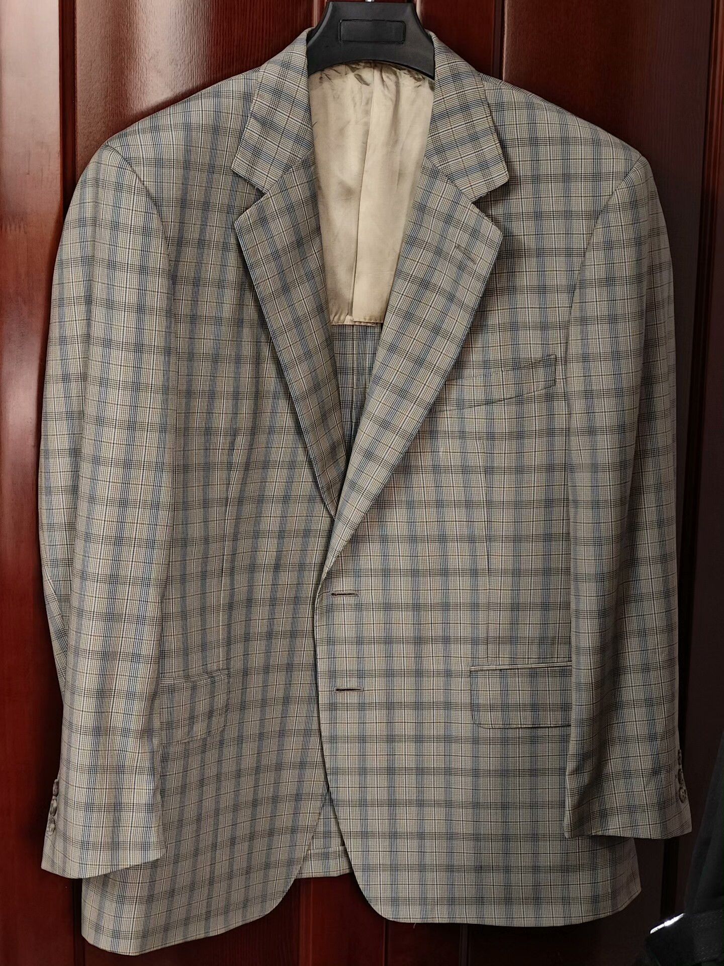 Z Zegna Dunhill Wool Half-Lined Suit Jacket Size US L / EU 52-54 / 3 - 1 Thumbnail