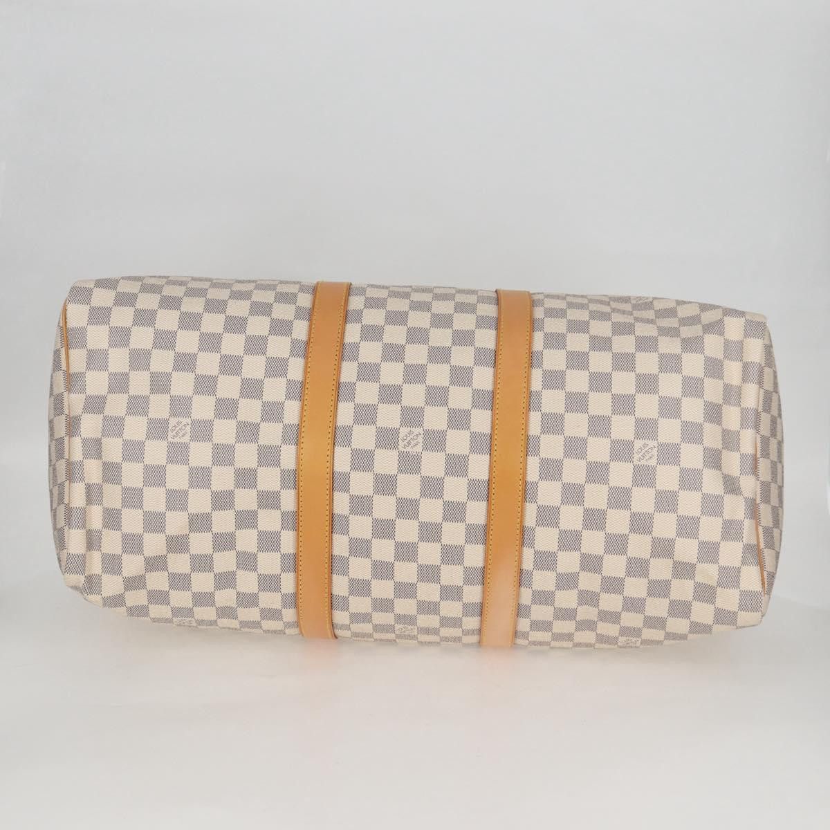 Louis Vuitton LOUIS VUITTON Damier Azur Keepall 50 Boston Bag N41430 Size ONE SIZE - 5 Thumbnail