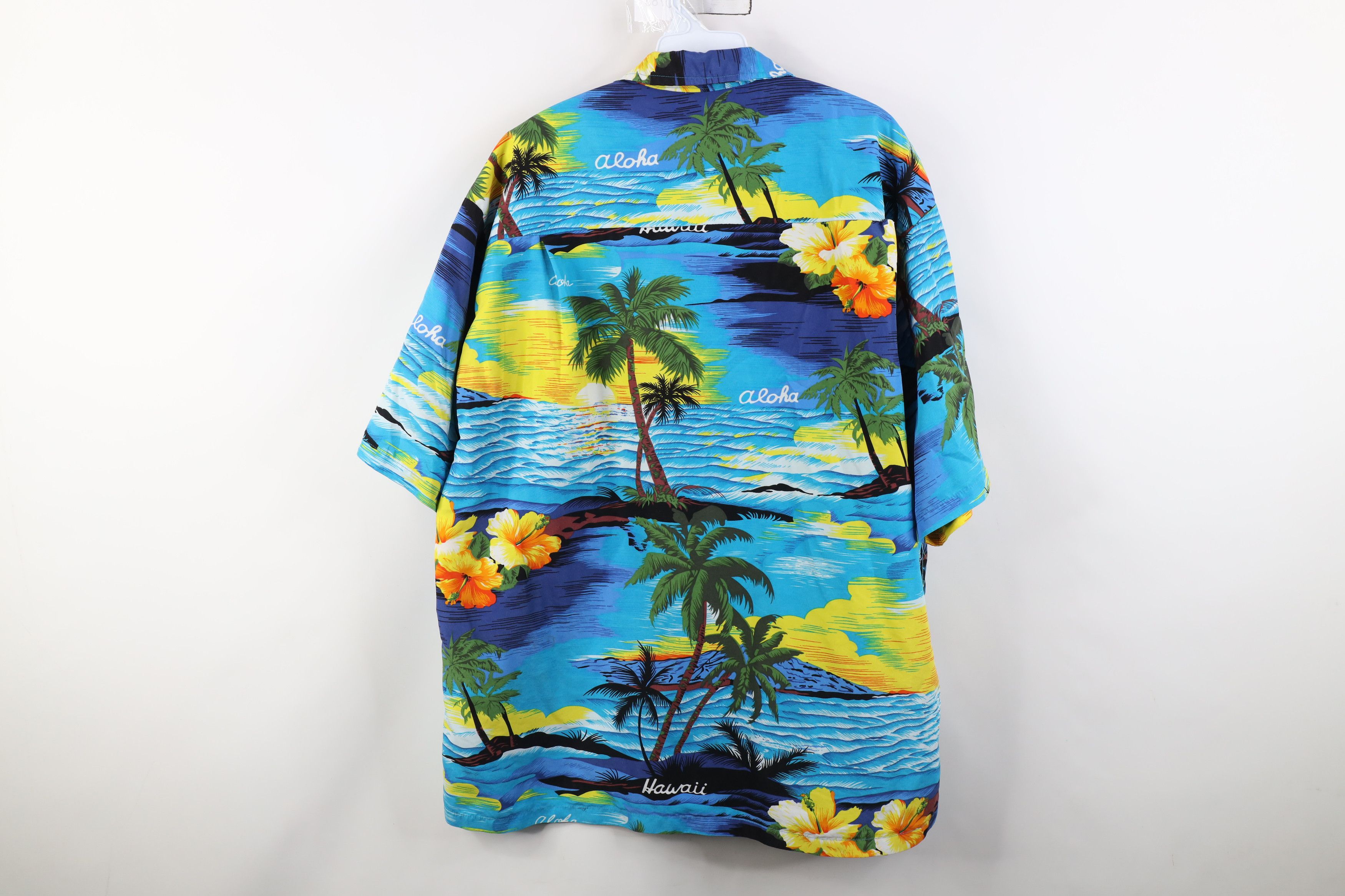 Vintage Vintage 90s Streetwear Luau Beach Hawaiian Button Shirt USA Size US XXL / EU 58 / 5 - 12 Thumbnail