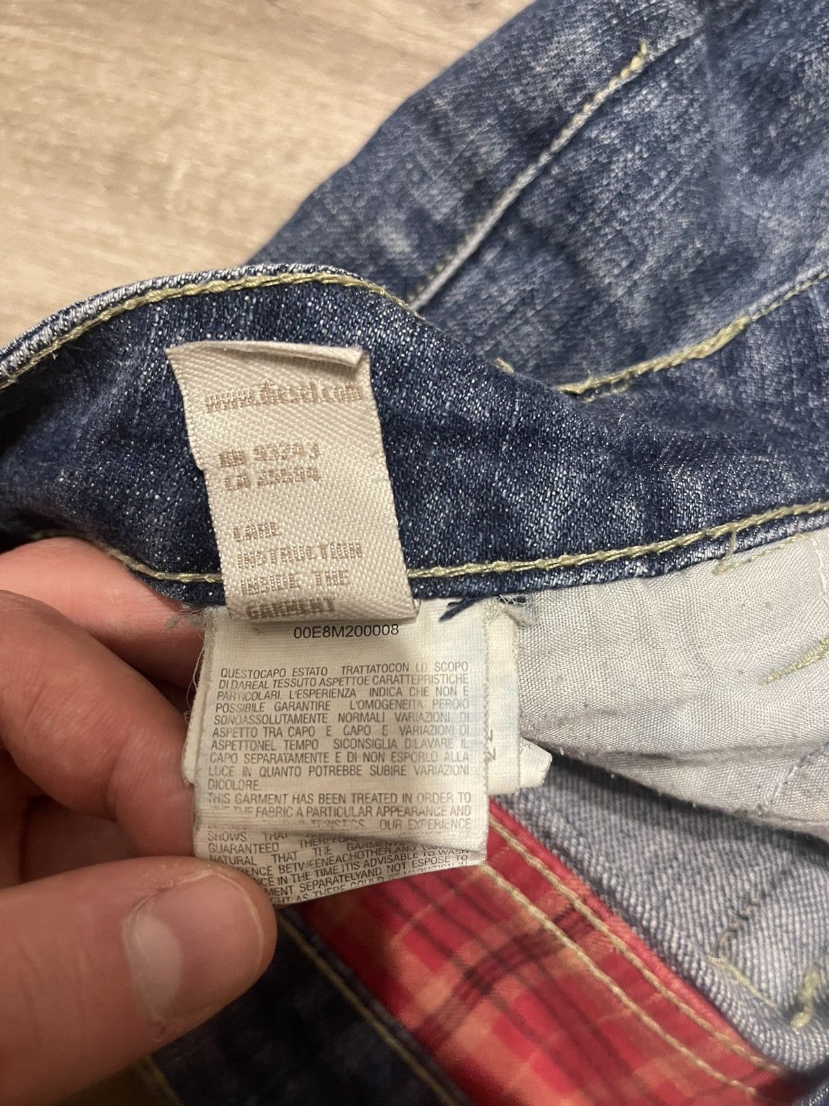 Diesel DIESEL ZATINY RIPPED FLARED VINTAGE Y2K JEANS SIZE 29 Size 24" / US 00 / IT 34 - 18 Thumbnail