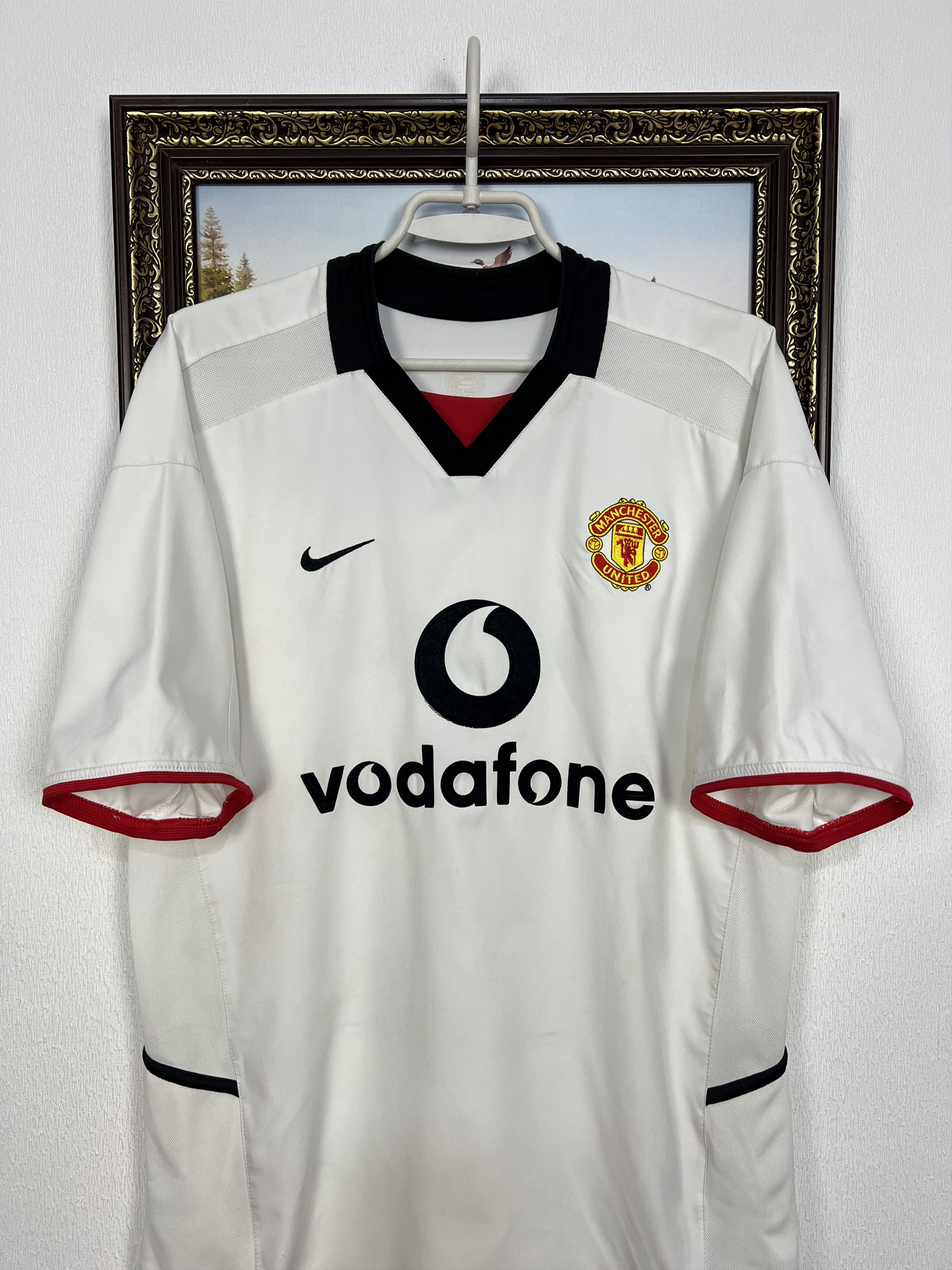 Nike Manchester United Away football shirt 2002 Nike #7 Beckham Size US M / EU 48-50 / 2 - 2 Thumbnail