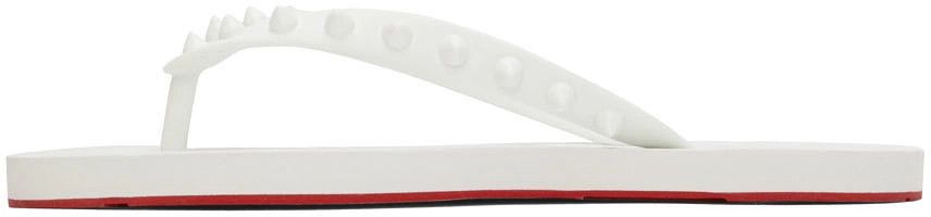 o1s1wg110924 Loubi Flip Sandals in White