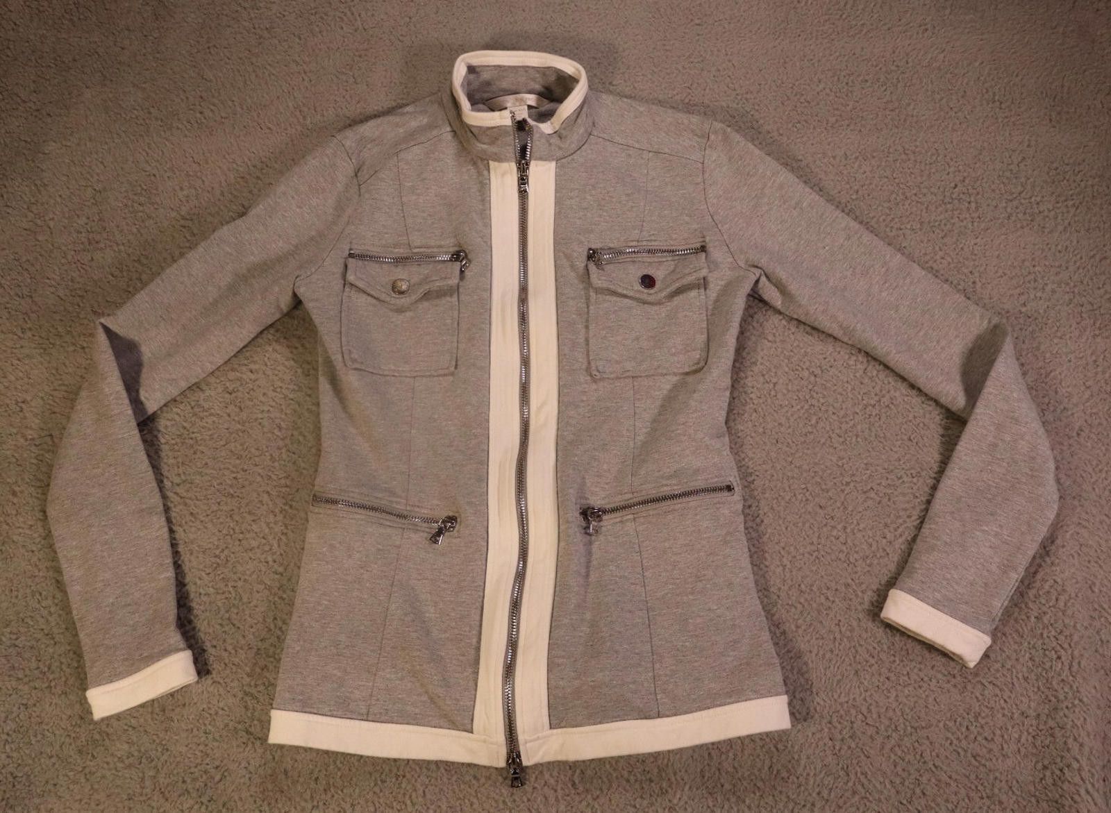 Other Boston Proper Womens Top Jacket Full Zip XXS Gray Size XXS / US 00 / IT 34 - 1 Thumbnail
