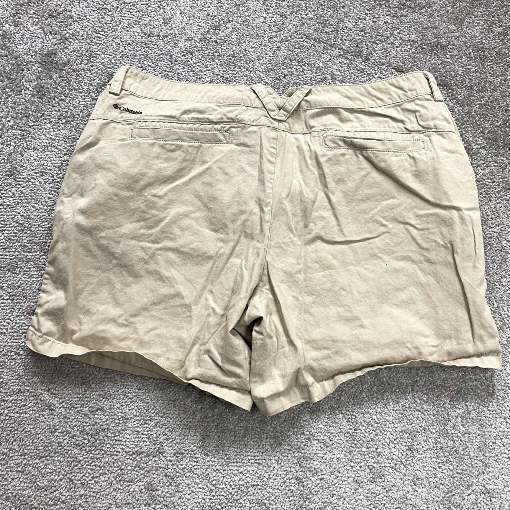 Vintage Columbia Shorts Women 12 Brown Cotton Mid Rise Outdoor Hiking Casual 34x5.5 Women Size 34" / US 12 / IT 48 - 2 Thumbnail