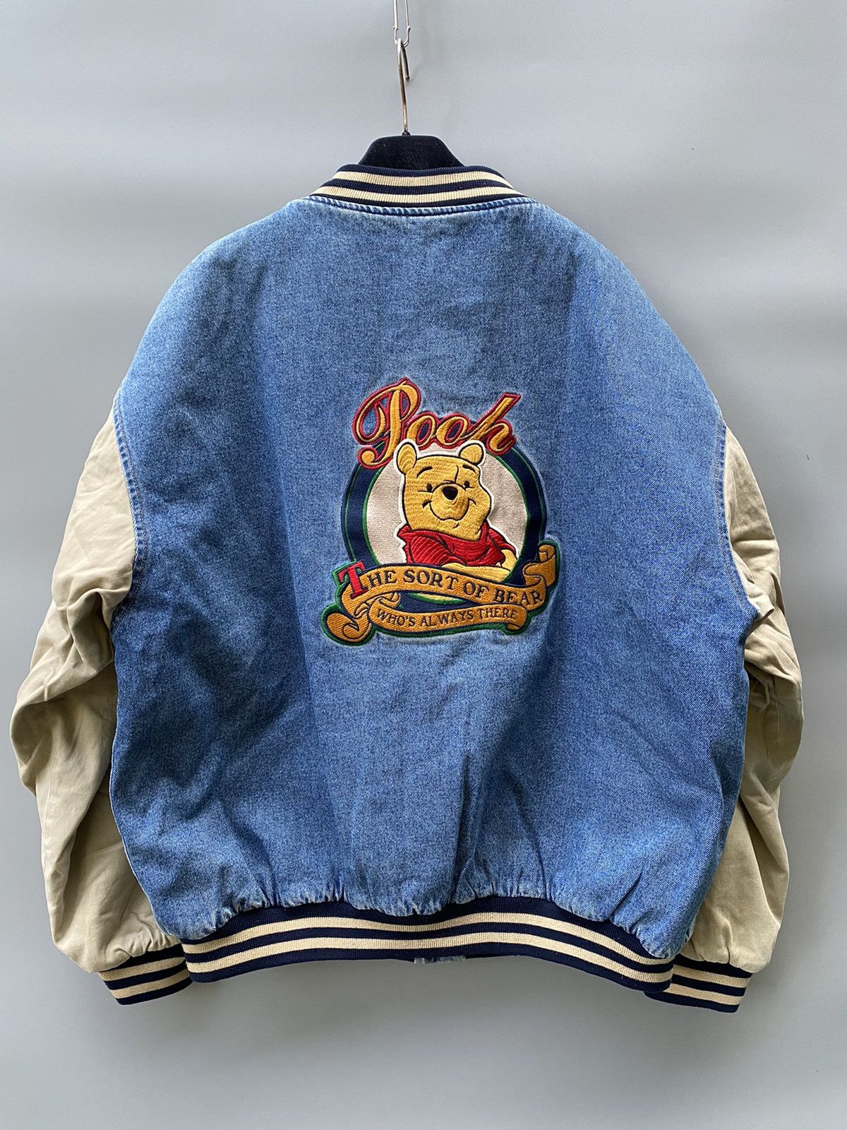 Disney 90s No- Pooh Bother Bear - Xxxtentacion Varsity Jacket Size US XXL / EU 58 / 5 - 1 Thumbnail