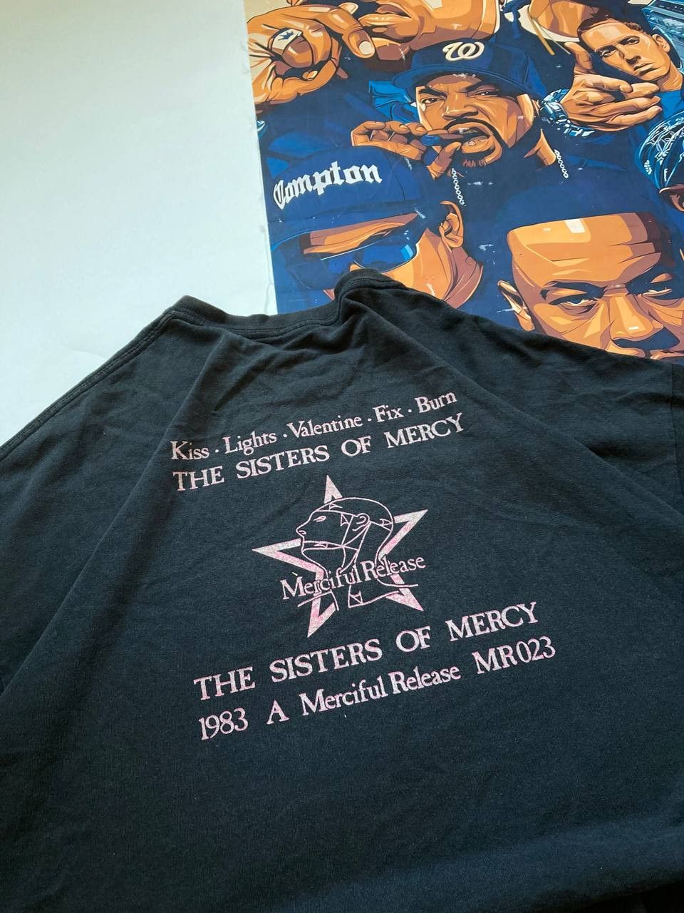 Band Tees The Sisters Of Mercy Mersiful Release Vintage Tee Size US XL / EU 56 / 4 - 5 Thumbnail