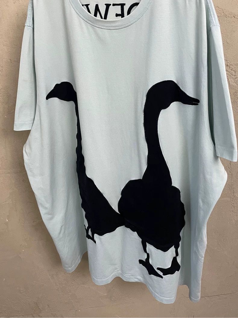 Loewe LOEWE Soft blue black silhouette double goose logo short s Size M / US 6-8 / IT 42-44 - 3 Thumbnail