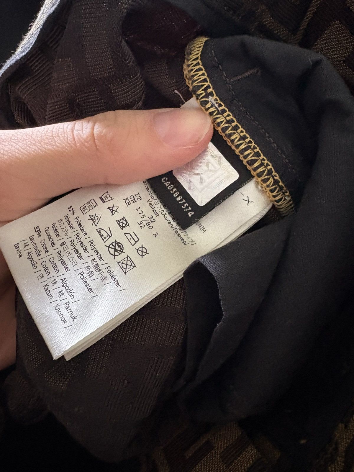 Fendi Fendi FF Monogram Trousers Size US 32 / EU 48 - 6 Thumbnail