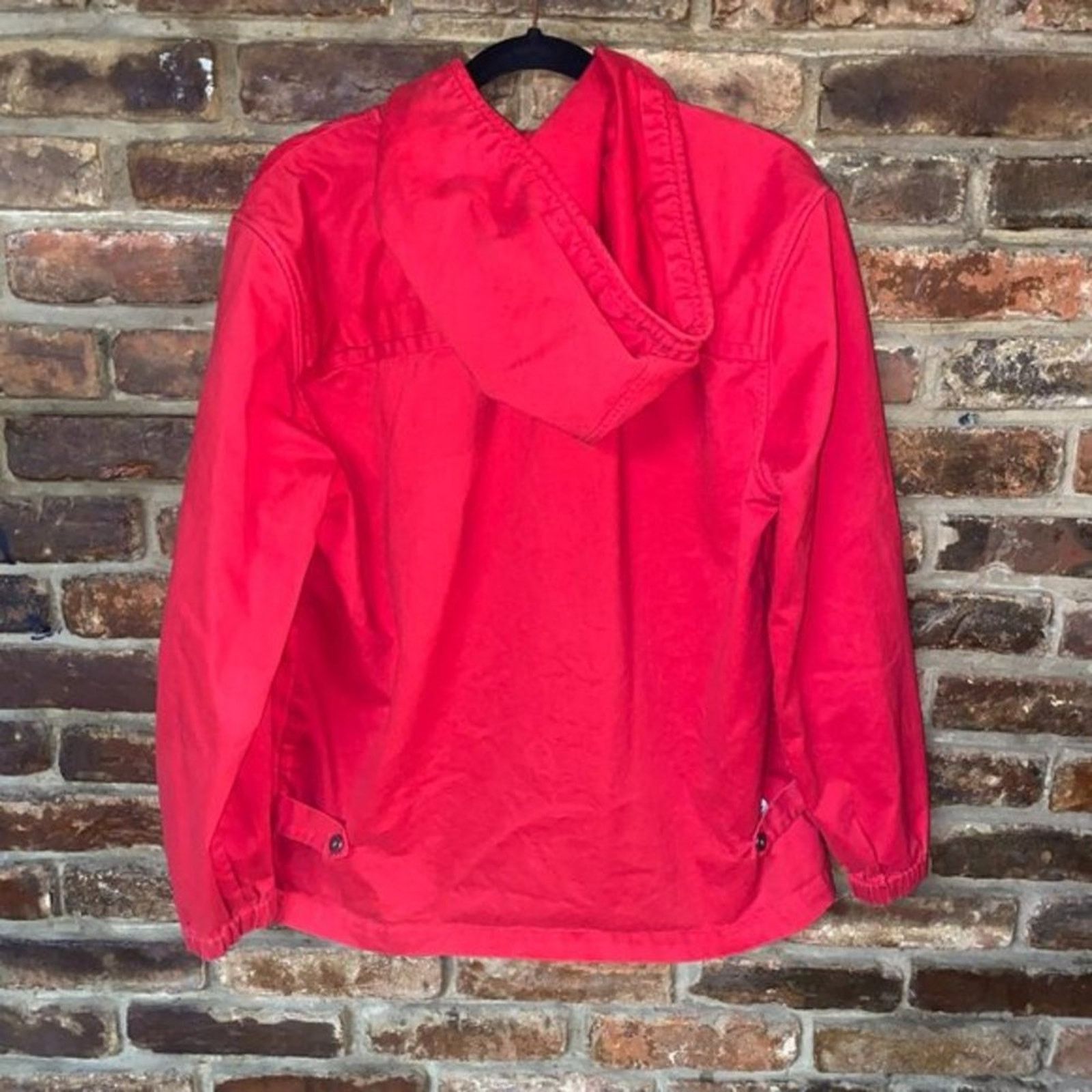 Other Christopher & Banks Red Canvas Full Zip Jacket Coat Medium Size M / US 6-8 / IT 42-44 - 6 Thumbnail