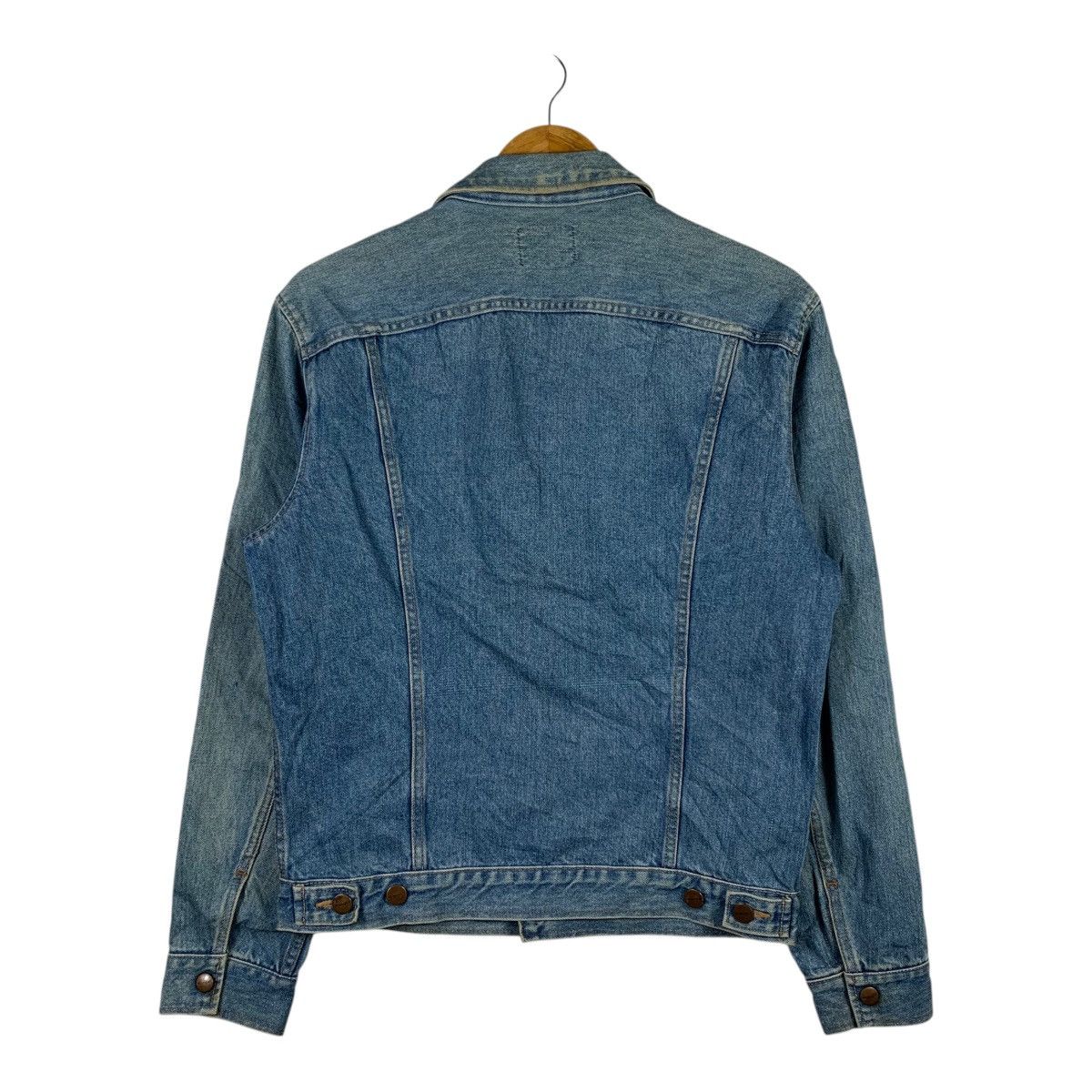 Japanese Brand Vintage 90s WRANGLER Japanese Brand Denim Jeans Jacket Size US L / EU 52-54 / 3 - 5 Thumbnail