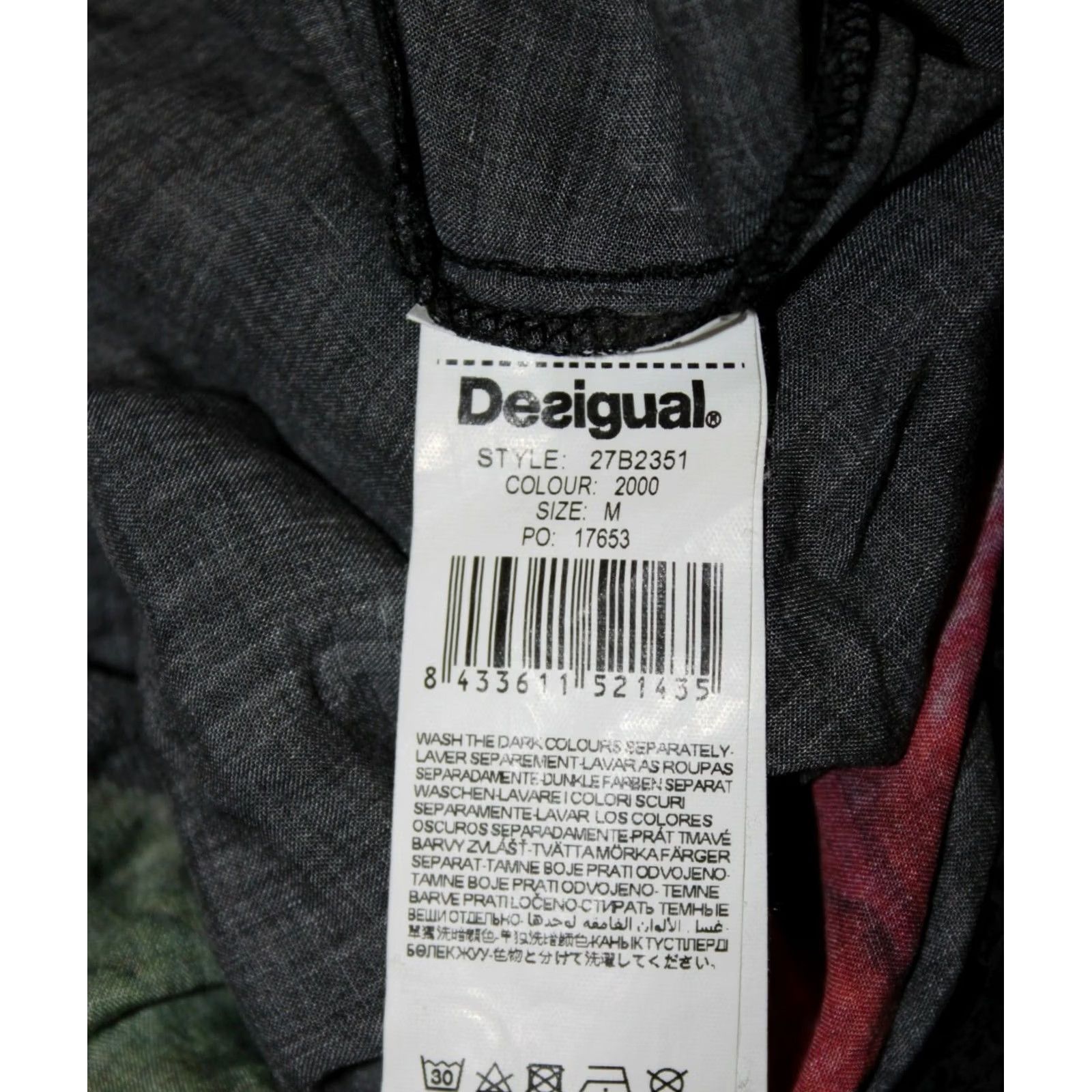 Desigual Desigual Black Blouse Shirt Womens M Size M / US 6-8 / IT 42-44 - 6 Thumbnail