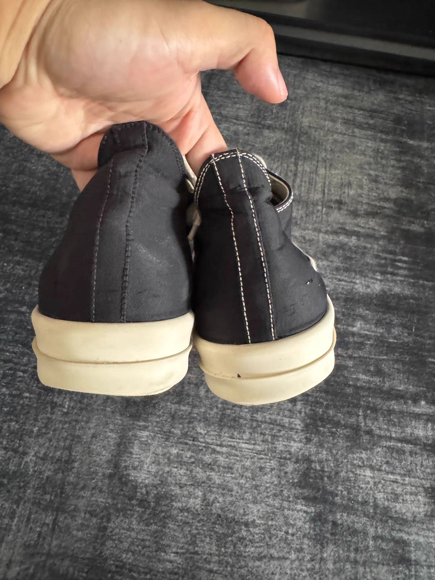 Rick Owens rick owens DRKSHDW New Satin Low Top Turbo Cyclops Size US 11 / EU 44 - 4 Thumbnail
