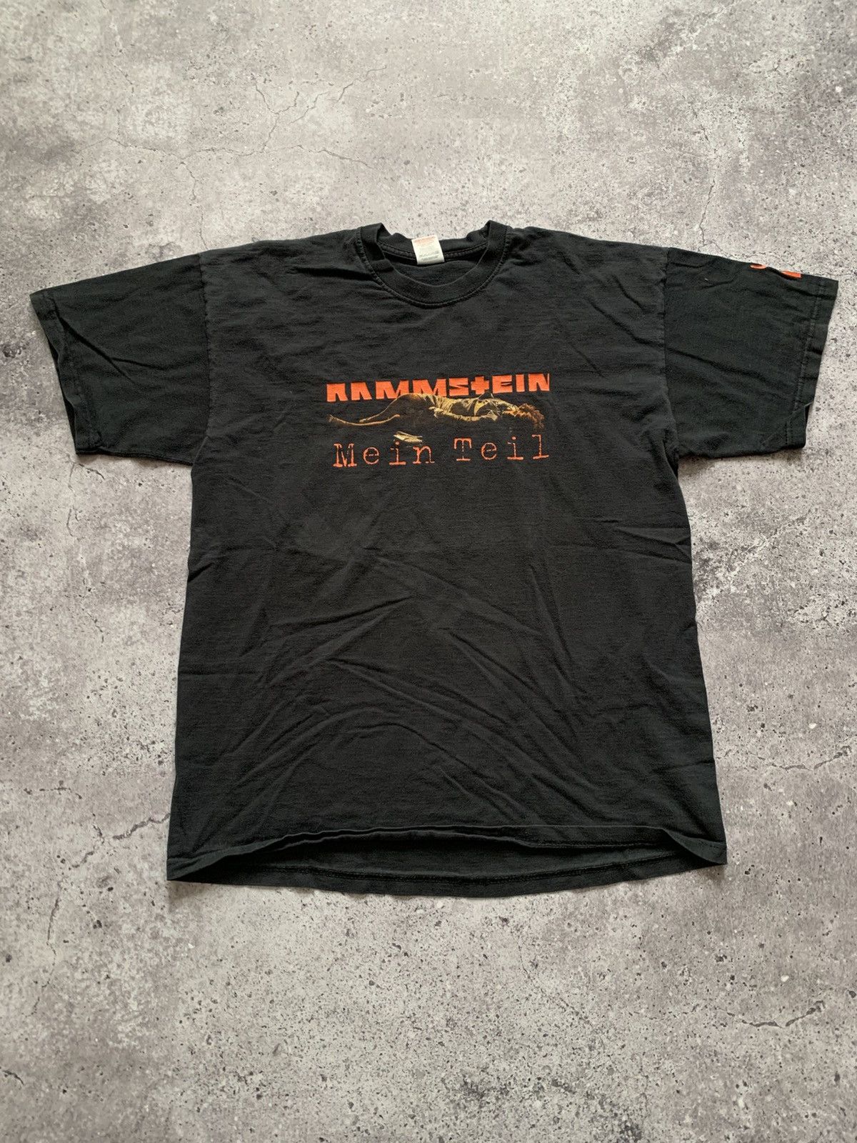 Band Tees 🔥VINTAGE 00’s RAMMSTEIN MEIN TEIL T-SHIRT TEE Size US L / EU 52-54 / 3 - 2 Thumbnail