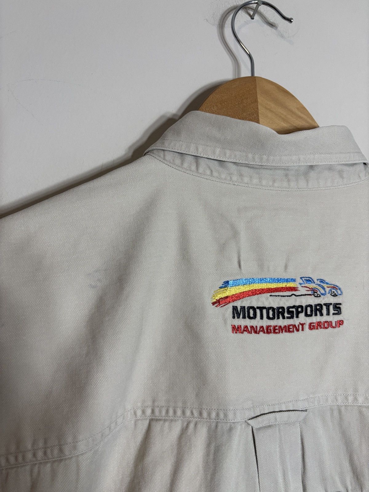 Chase Authentics Vtg Chase Authentics NASCAR Shop Tours Mechanic Button Up XL Size US XL / EU 56 / 4 - 5 Thumbnail