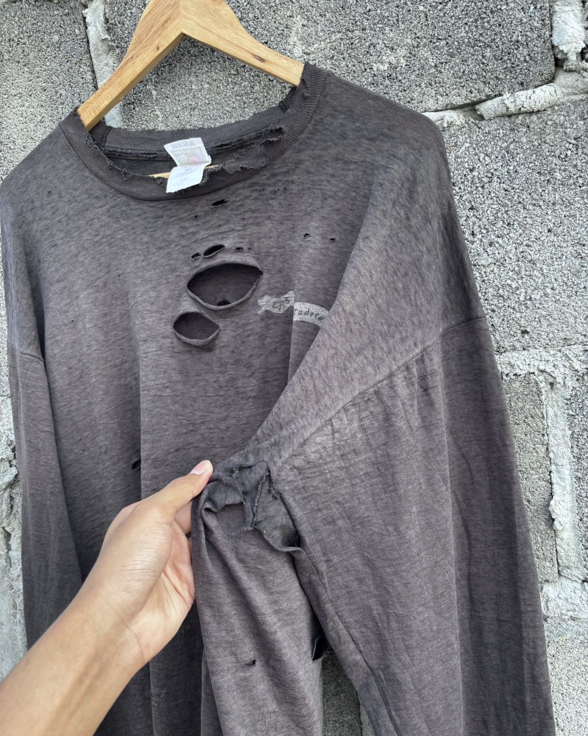 Vintage Thrashed Distressed Madrigal 1996 Shirt Faded ERD Grunge 96 Size US XL / EU 56 / 4 - 17 Thumbnail