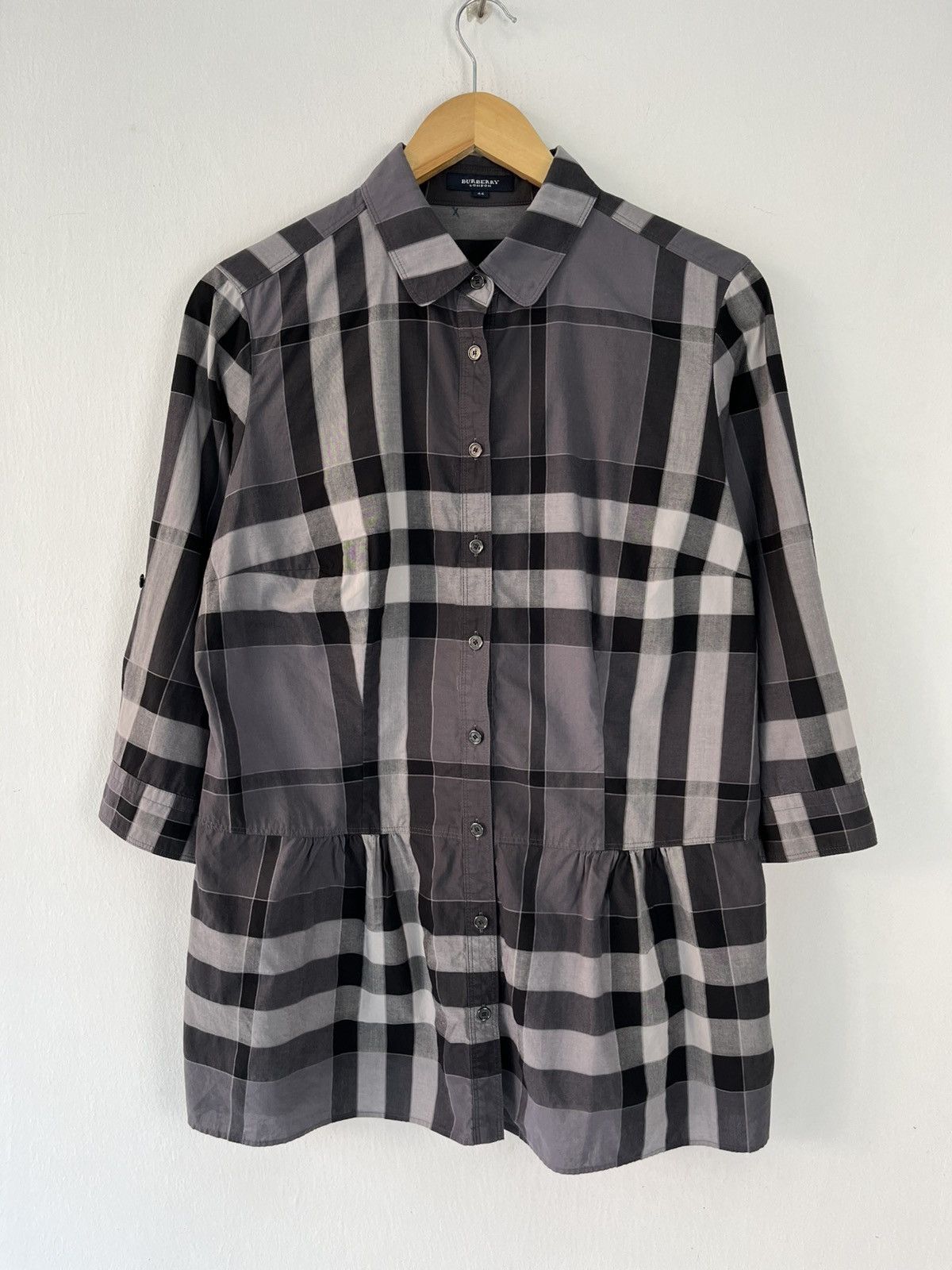 Burberry Burberry London Black Checkered Size M / US 6-8 / IT 42-44 - 1 Thumbnail
