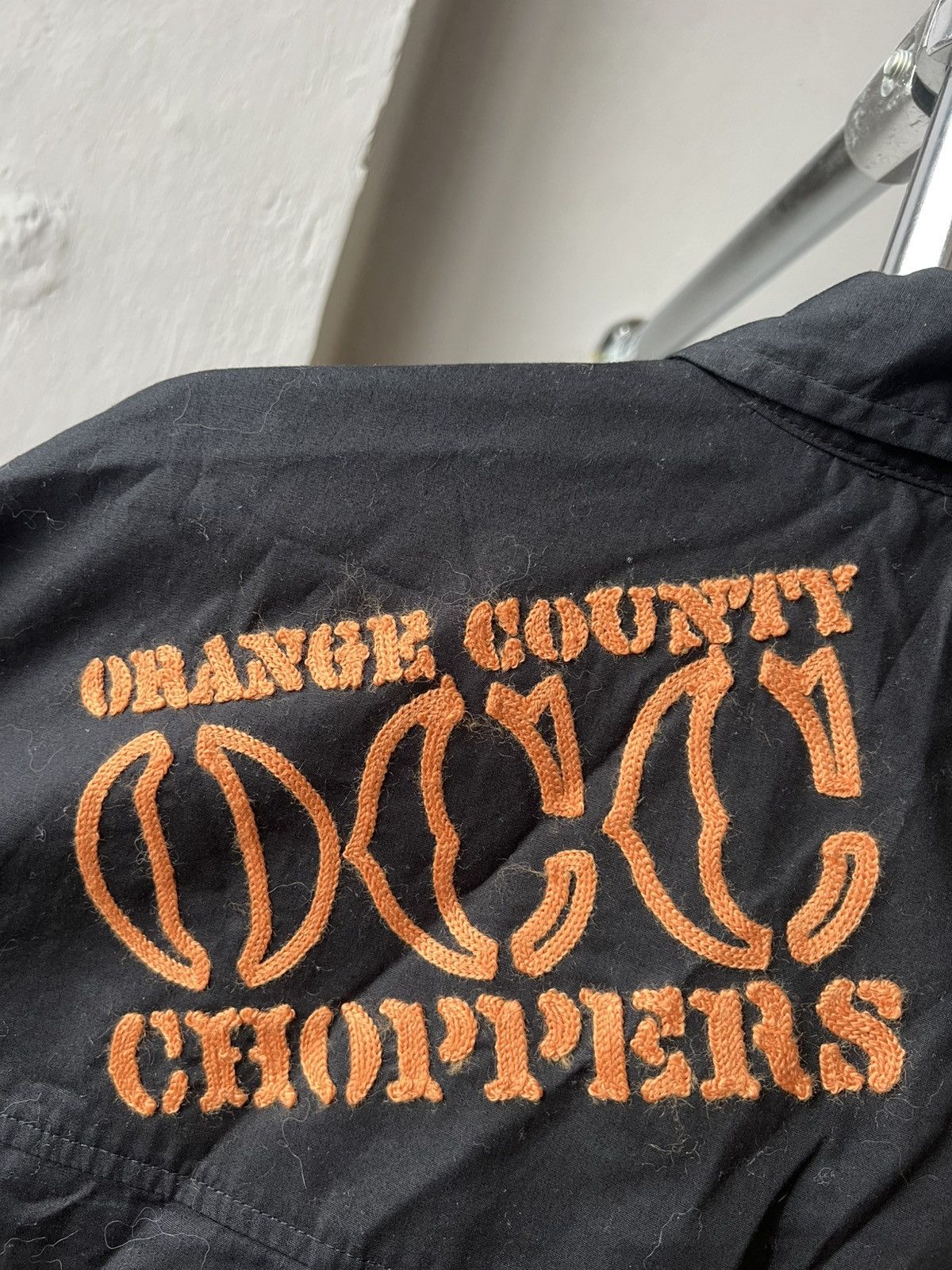 West Coast Choppers ORANGE COUNTY CHOPPERS TOUTULMOTORCYCLE BUTTON SHIRT VINTAGE Size US XXL / EU 58 / 5 - 14 Thumbnail
