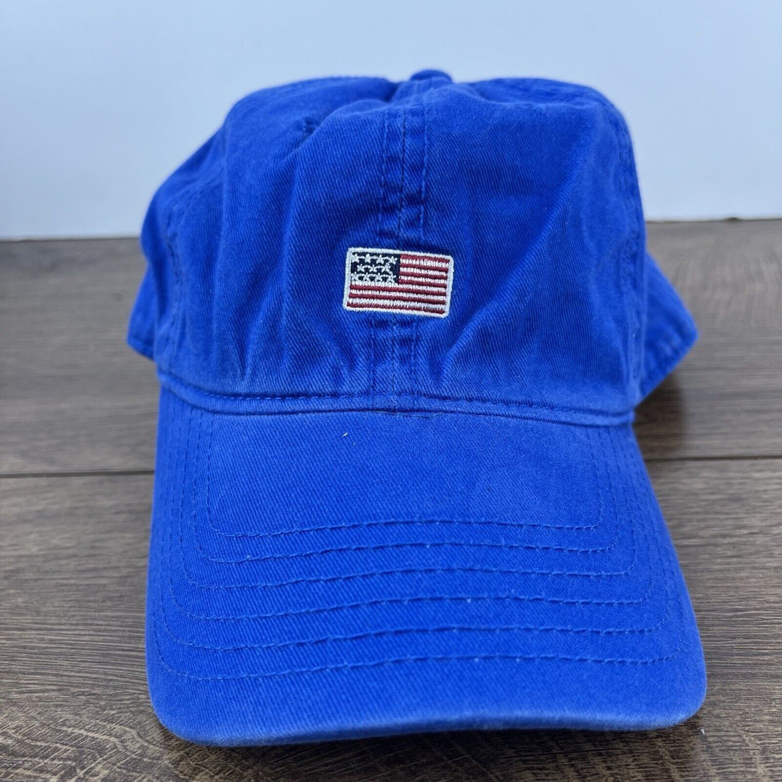 Other American Flag Hat USA Patch Flag Hat Blue Adjustable Hat Blu Size ONE SIZE - 3 Thumbnail