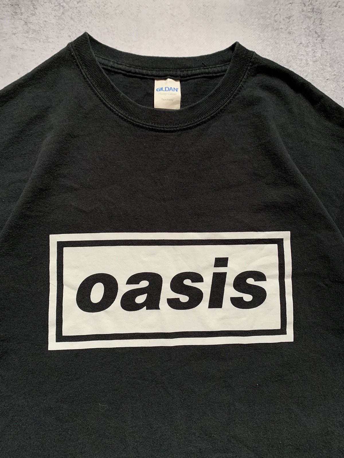 Band Tees Oasis Vintage T Shirts Y2K Box Big Center Logo Size US M / EU 48-50 / 2 - 4 Thumbnail
