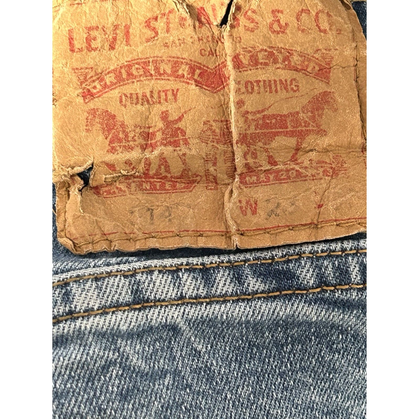 Levi's Levi's 514 Slim Straight Jeans Denim Blue 28x30 Mens Regular Size US 28 / EU 44 - 5 Thumbnail