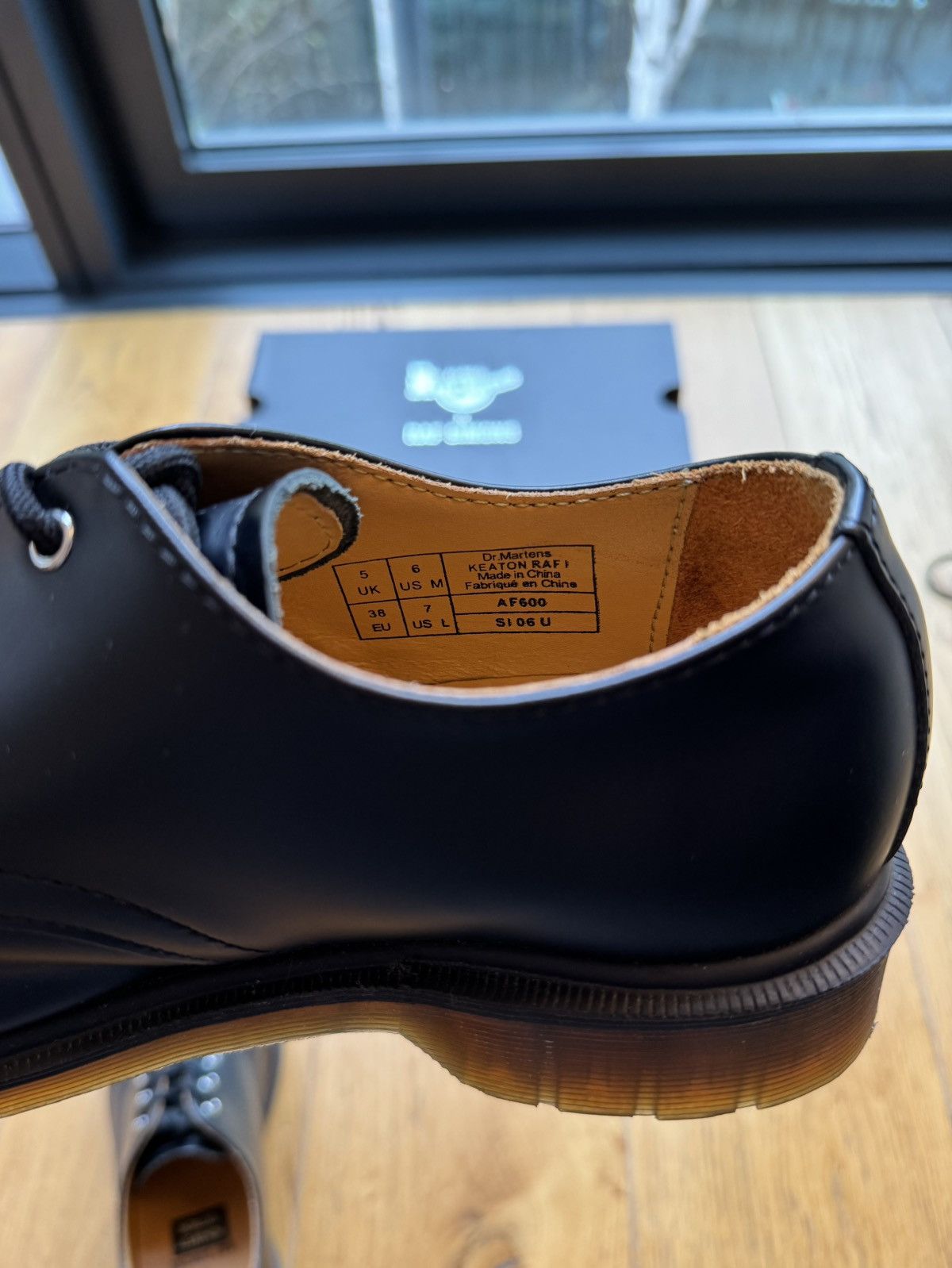 Raf Simons Raf Simons Dr Martens Asymmetric cut out steel toe derby Size US 7 / IT 37 - 7 Thumbnail