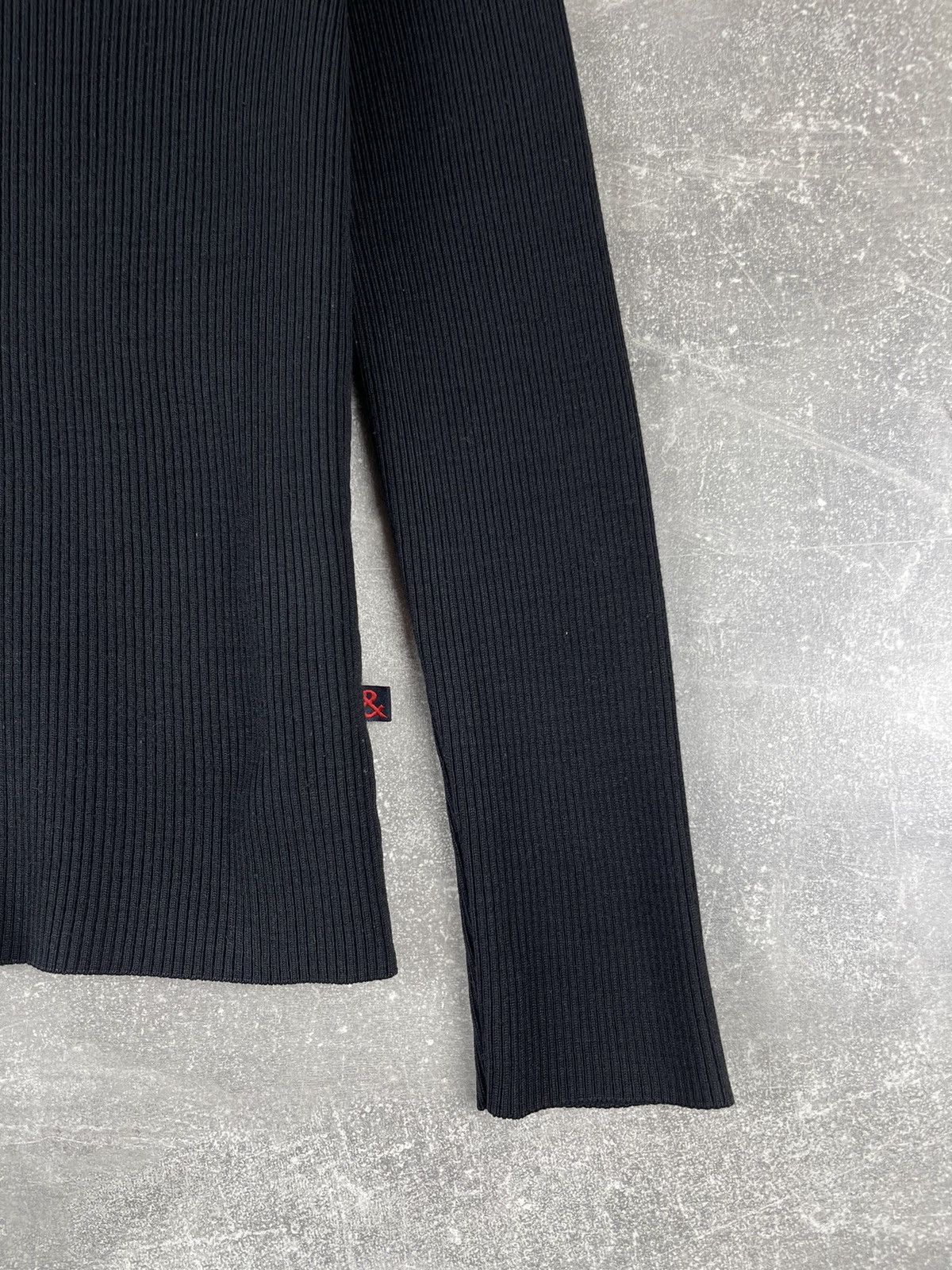 Dolce & Gabbana Dolce Gabbana D&G 90s Ribbed Zip Cardigan Sweater Black Size M / US 6-8 / IT 42-44 - 3 Thumbnail