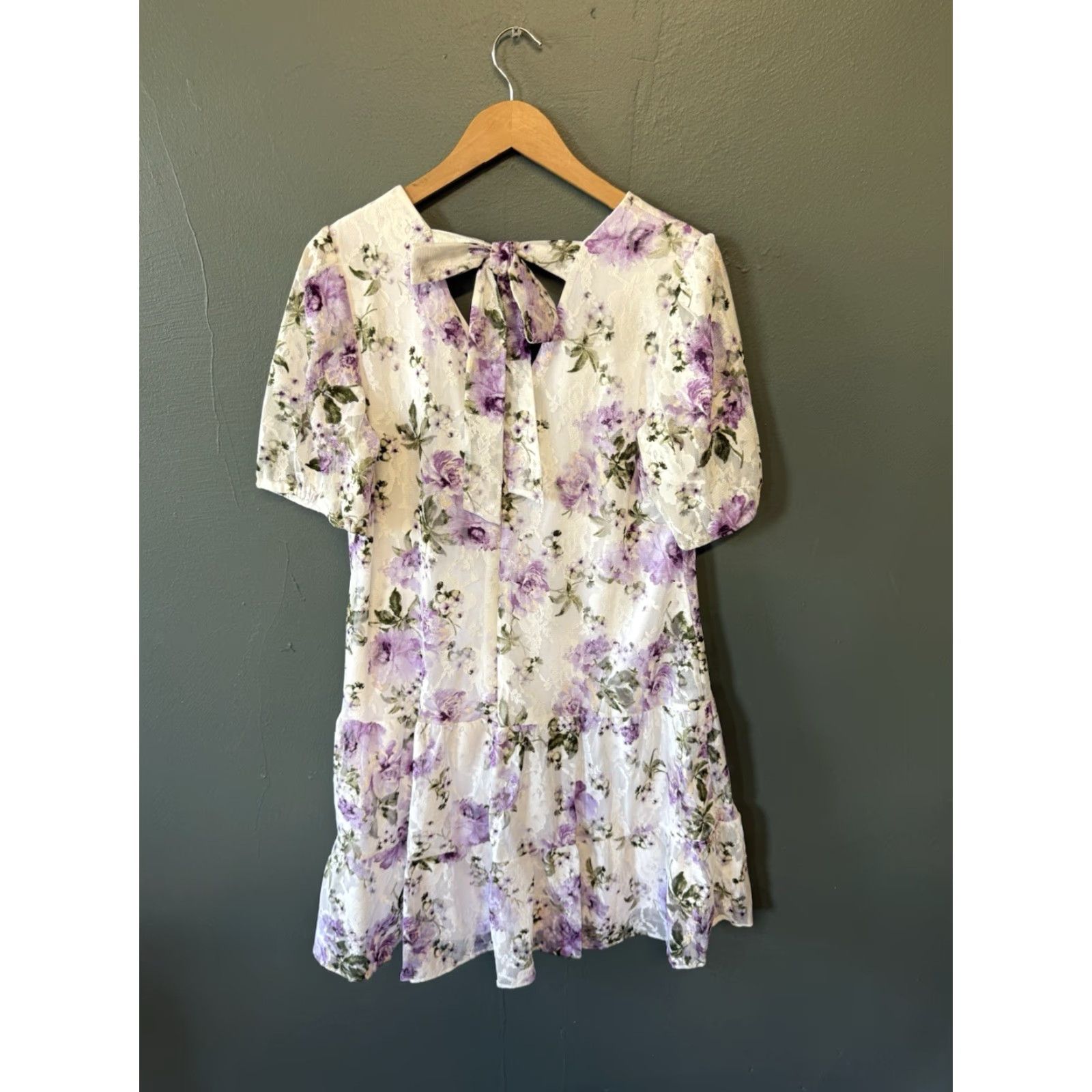 Vintage INC International Concepts Dresses Womens Slip Dress Knee Length White Floral Pattern M Size M / US 6-8 / IT 42-44 - 2 Thumbnail