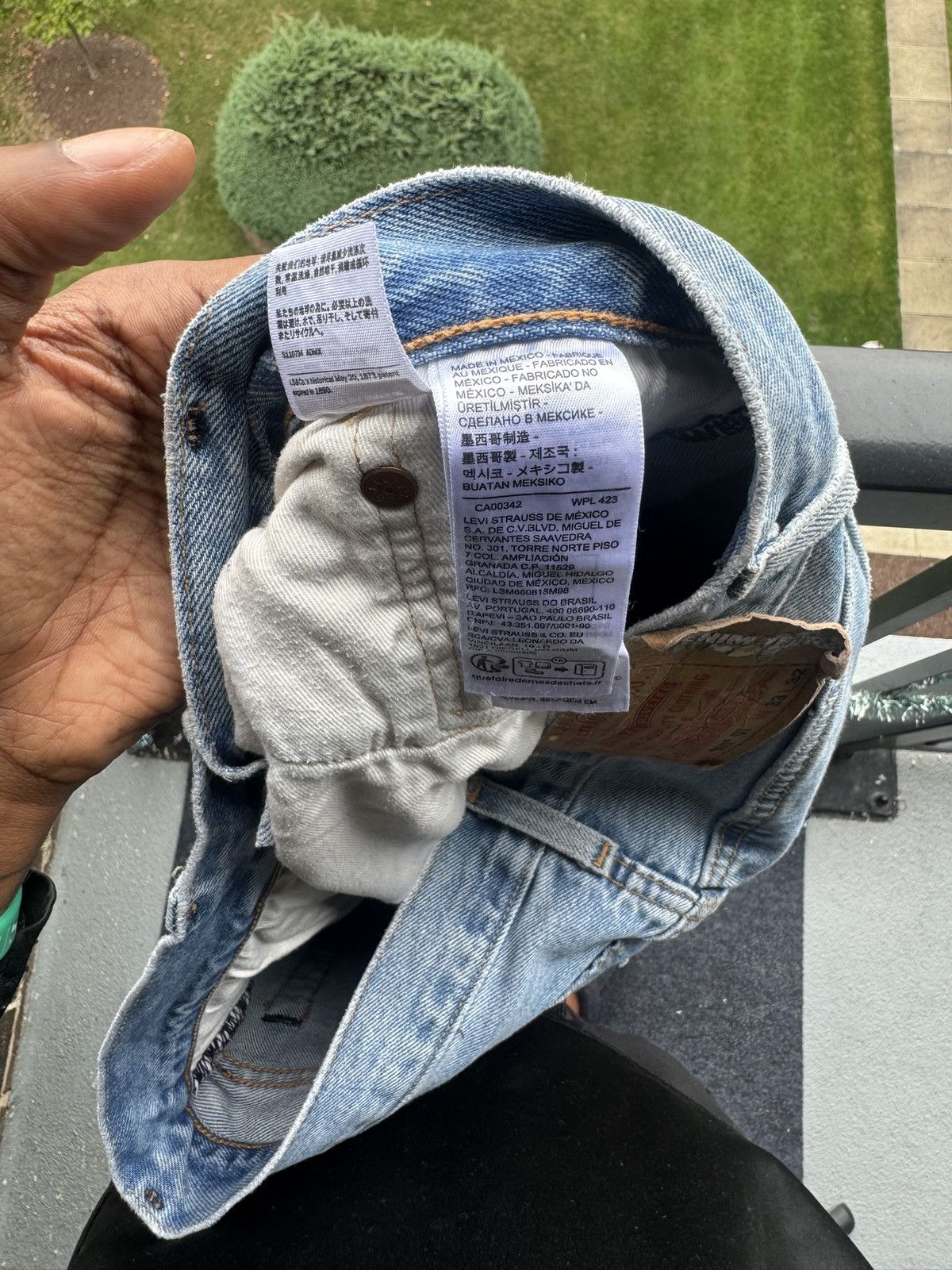 DENIM TEARS × Levi's DENIM TEARS x Levi’s 501 Denim Jeans sz33 Size US 33 - 5 Thumbnail