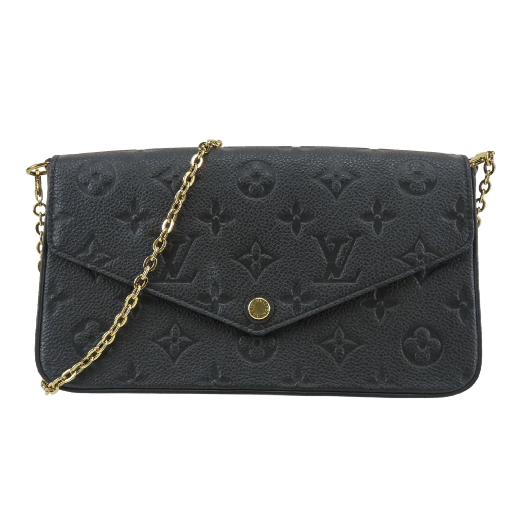 Louis Vuitton Louis Vuitton Shoulder Bag Pochette Felicie M64064 Monogram Empreinte Noir Gold Hardware Women's LOUIS VUITTON Size ONE SIZE - 1 Thumbnail