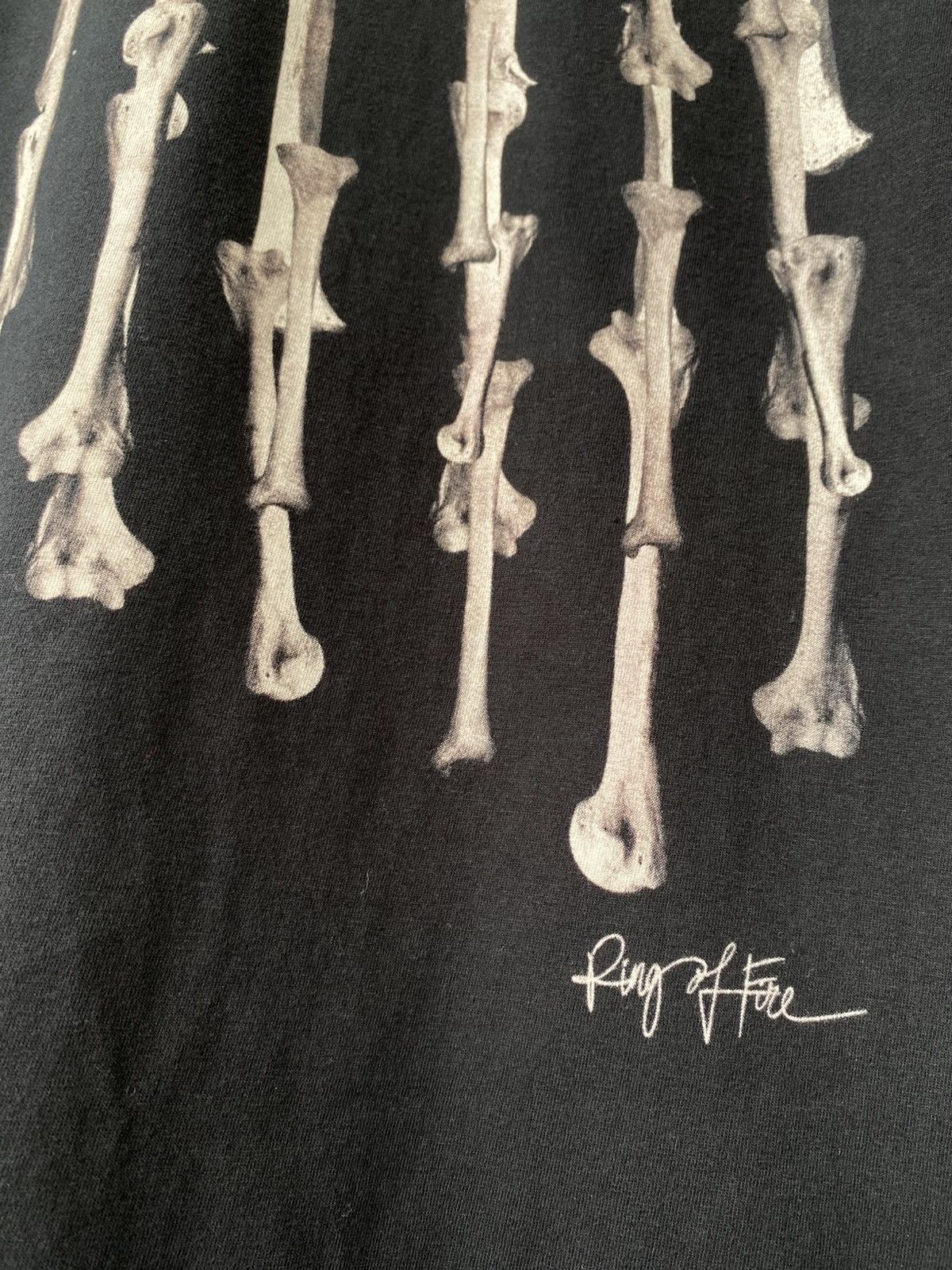 Ring Of Fire Ring Of Fire America Flag Skeleton X-ray Bones Graphic Tee Size US M / EU 48-50 / 2 - 8 Thumbnail