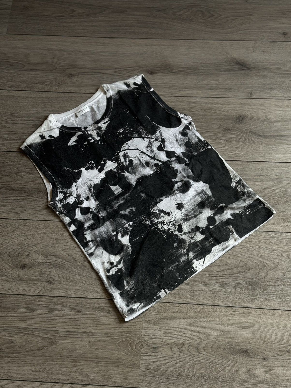 Saint Laurent Paris SS16 Saint Laurent SS16 star sleeveless