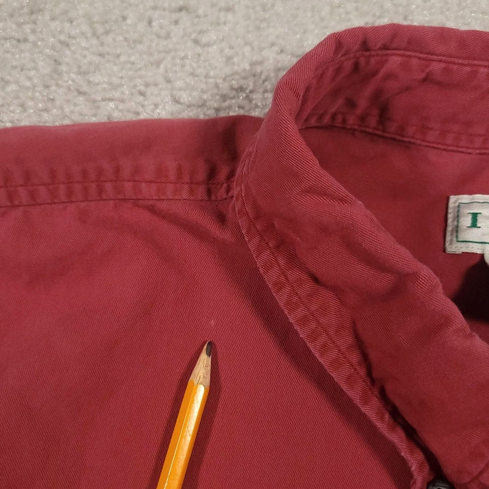 Izod VINTAGE Izod Shirt Mens 2X Red Short Sleeve Button Down Crest Logo Pocket Cotton Casual Size US XXL / EU 58 / 5 - 6 Thumbnail