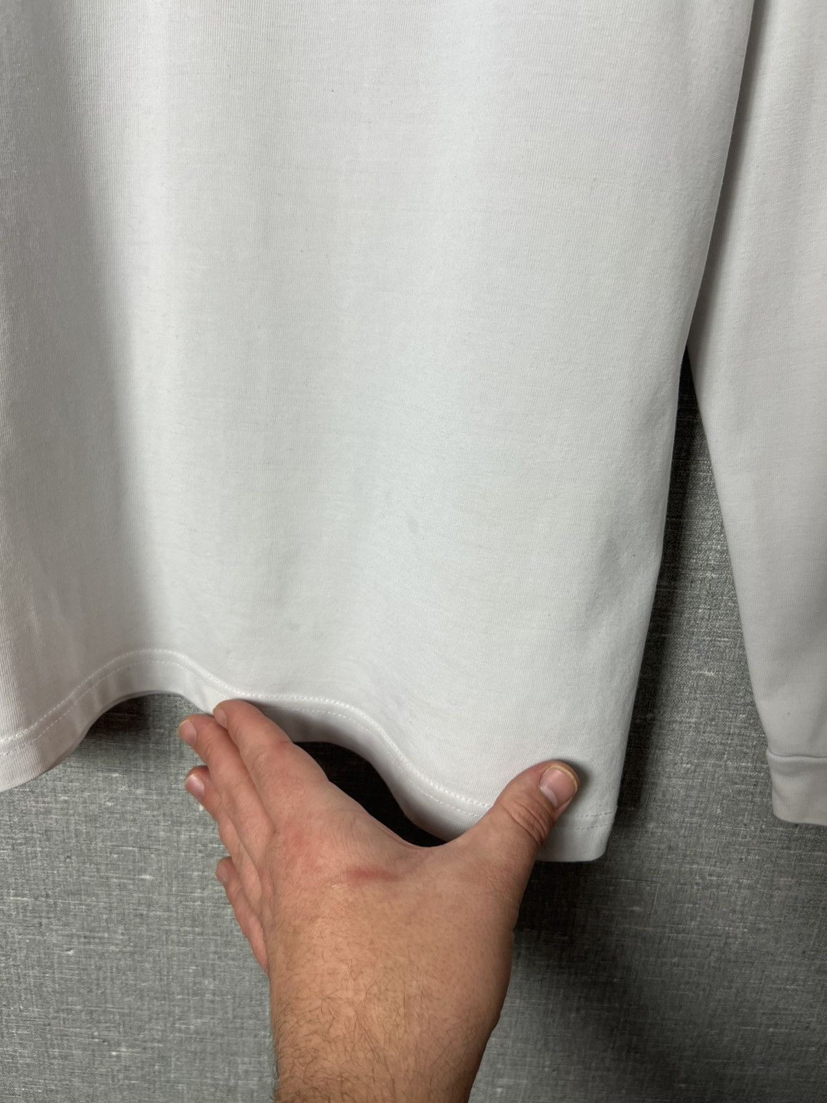 Nike Nike White Turtleneck Long Sleeve Swoosh Logo On Collar Size US M / EU 48-50 / 2 - 7 Thumbnail