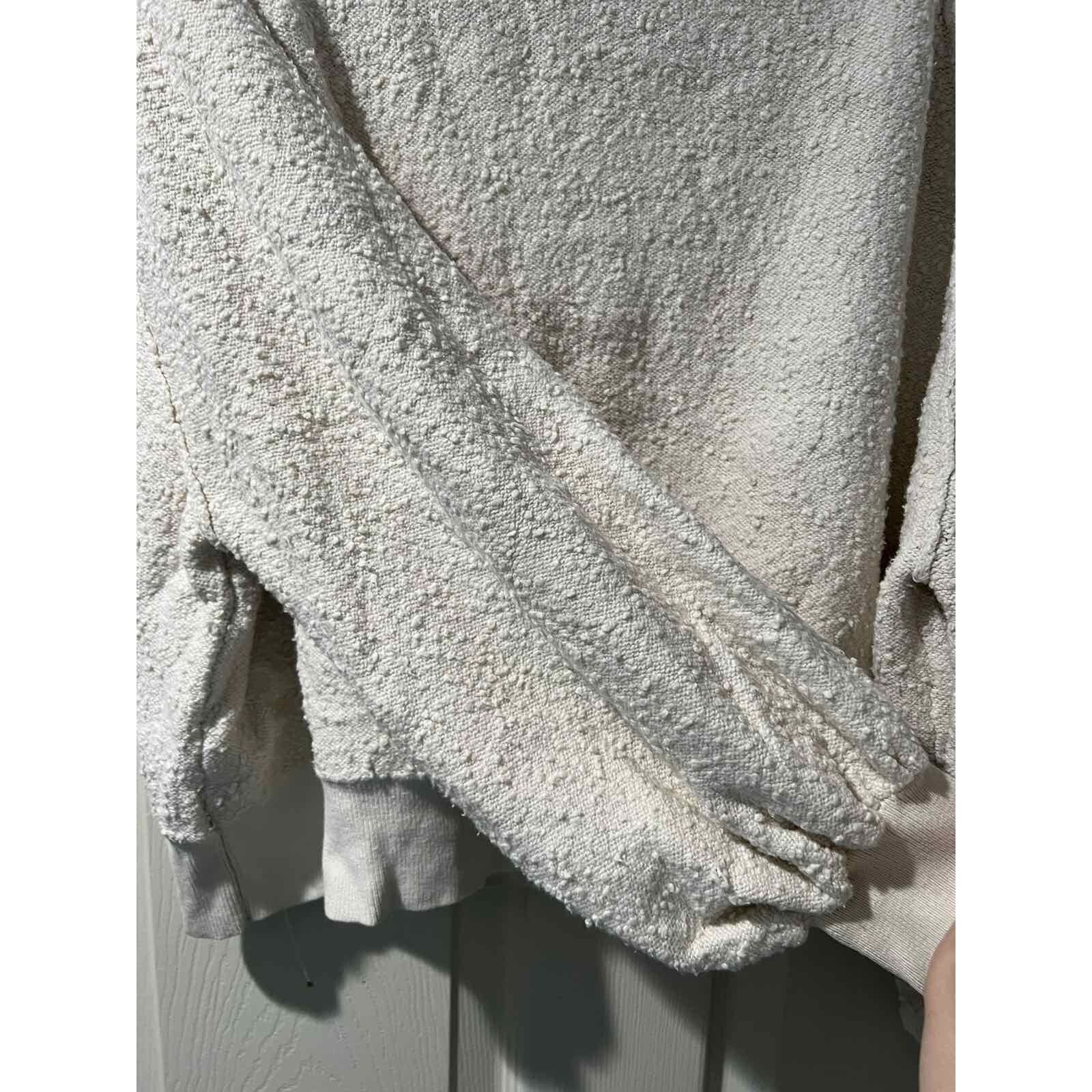 Free People Free People Women Sweater Cream Petite Small A000390 Size S / US 4 / IT 40 - 5 Thumbnail