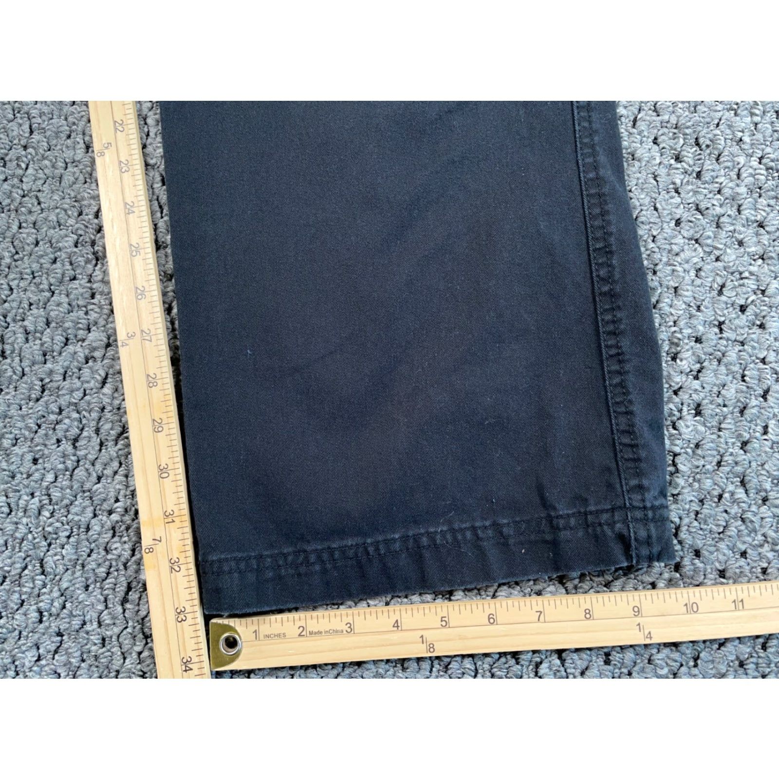 Vintage VINTAGE Men's Pants Cargo Wide-Leg Baggy 90s Blue 34 x 34 (36 x 33) Fatigues Cotton Zip Fly Pockets Relaxed Mar 90s Mens Size US 36 / EU 52 - 6 Thumbnail