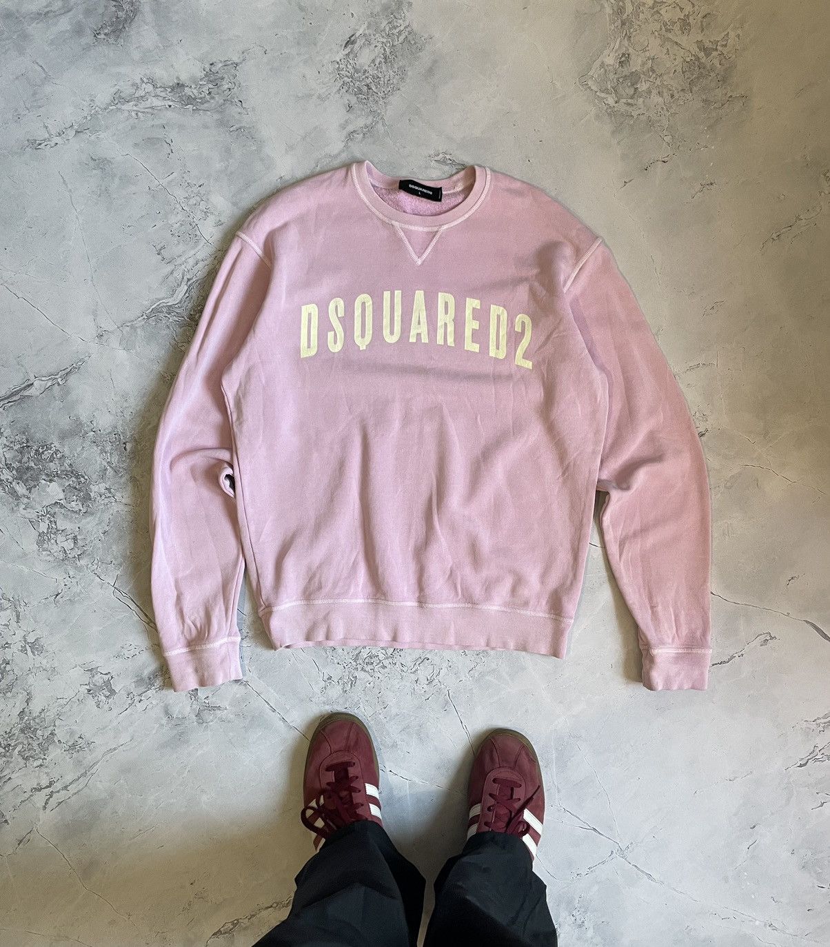Dsquared2 Dsquared2 Sweatshirt Big Logo Pink Size US L / EU 52-54 / 3 - 1 Thumbnail