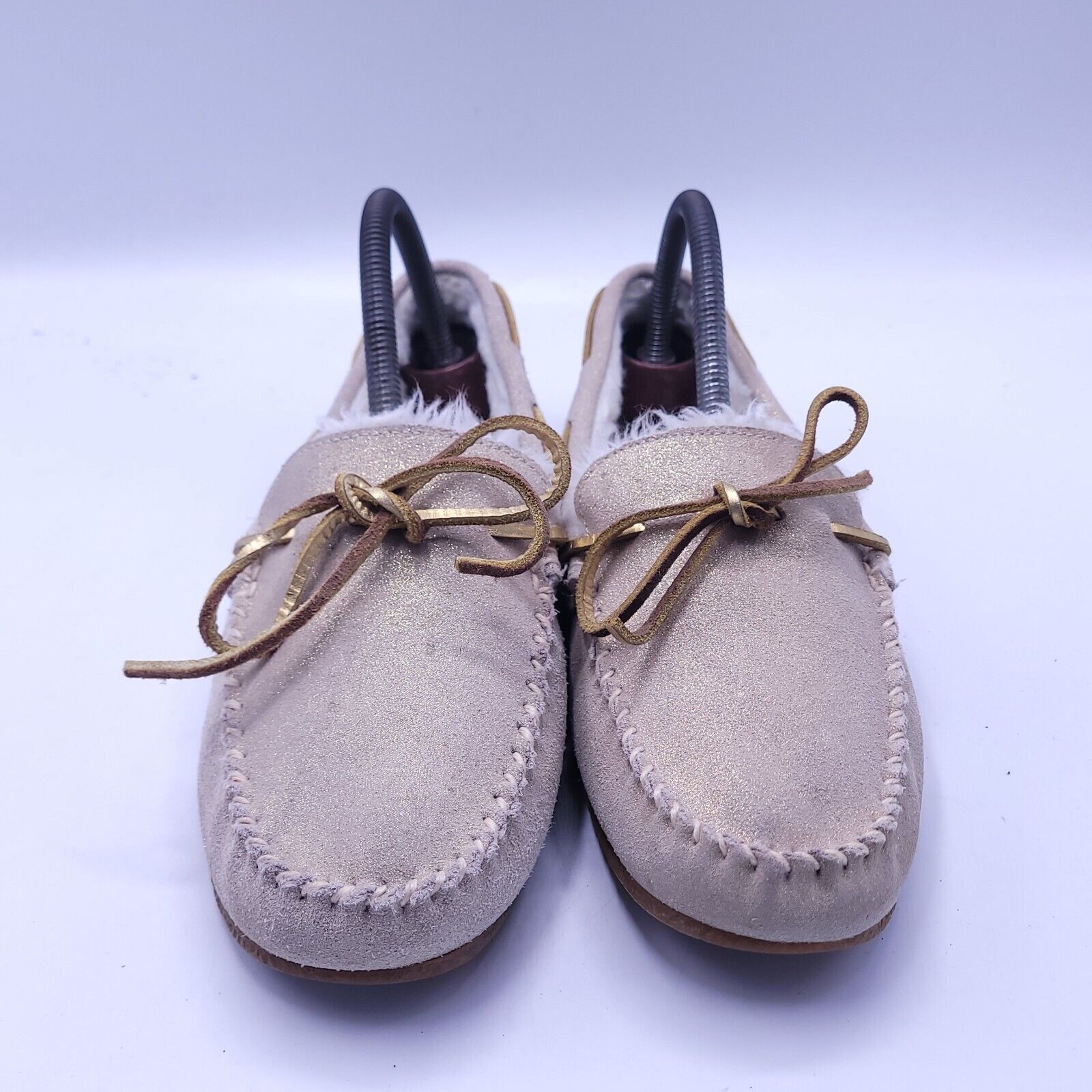 Sperry Sperry Fur Lined Slippers Womens Size 9 9289703 Beige White Size US 9 / IT 39 - 2 Thumbnail